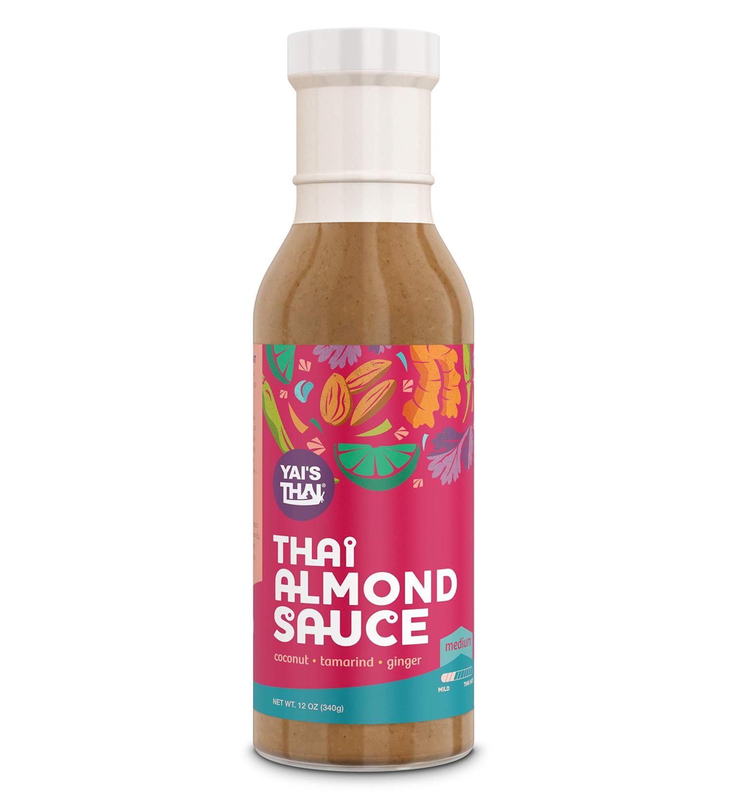 Yai's Thai Almond Sauce 12oz - Authentic Thai Flavor & Easy Cooking - Buy Online on GoSupps.com