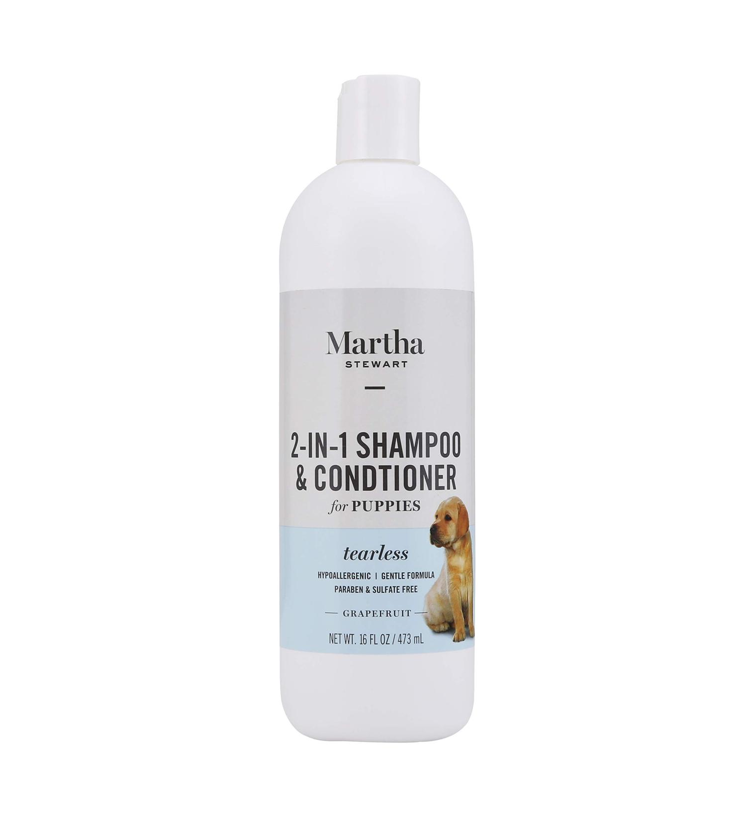 Martha Stewart 2-in-1 Puppy Shampoo & Conditioner - Sulfate-Free, Softens & Shines Coat | 16 oz Dog & Puppy Shampoo - Buy Online on GoSupps.com