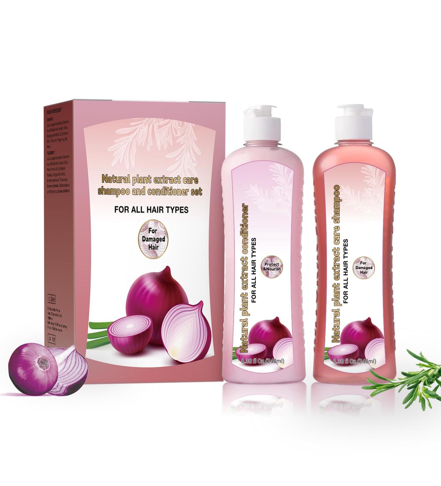 Onion & Rosemary Shampoo for Hair Growth | Biotin Anti Hair Loss Shampoo 16.76 fl oz - Buy Online on GoSupps.com