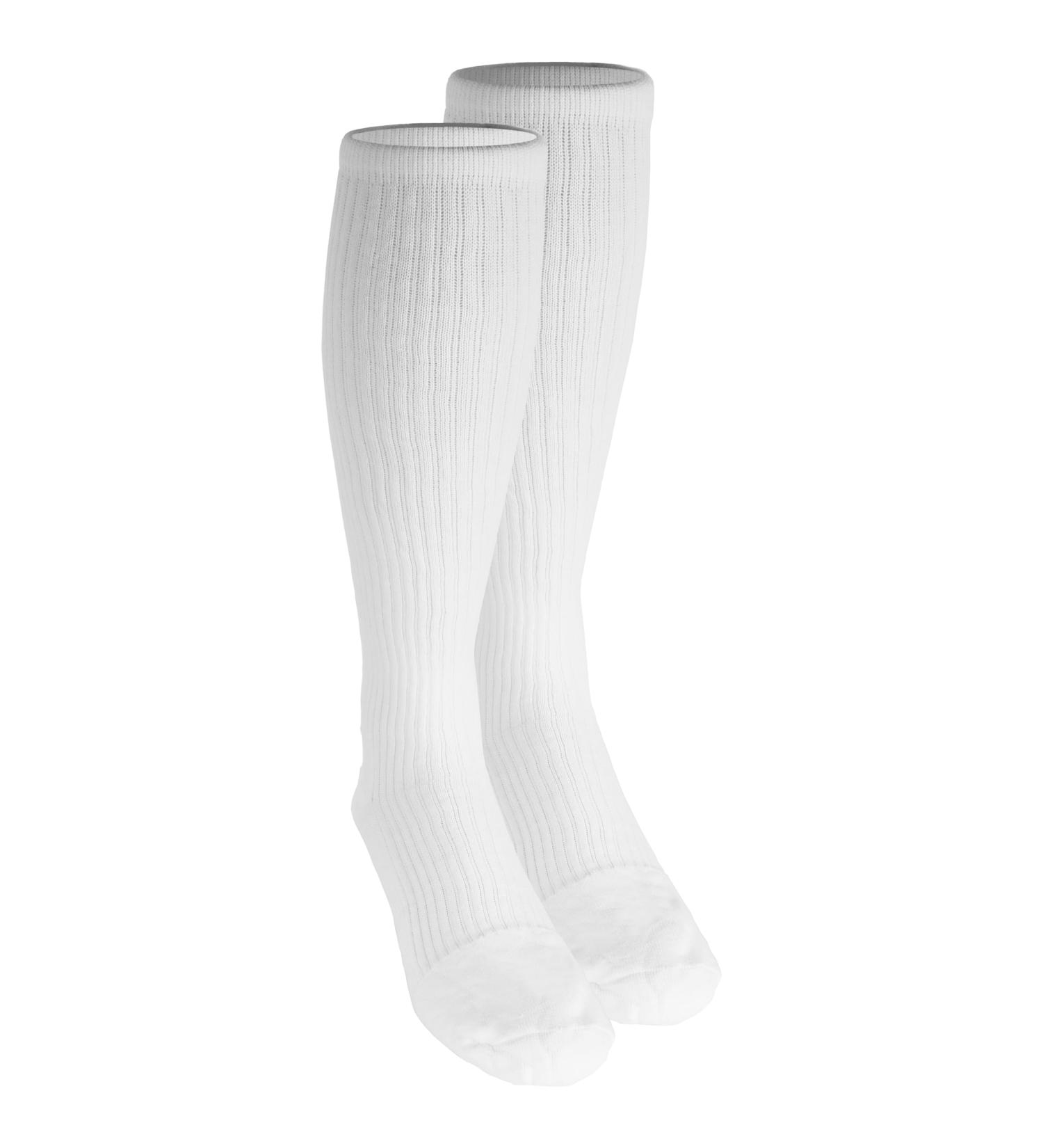 Champion Compression Stockings for Men - 15-20 mmHg Knee High Sportswear X-Large (1 Pair) - White/Opulent Garden - International Shipping Available - Buy Online on GoSupps.com