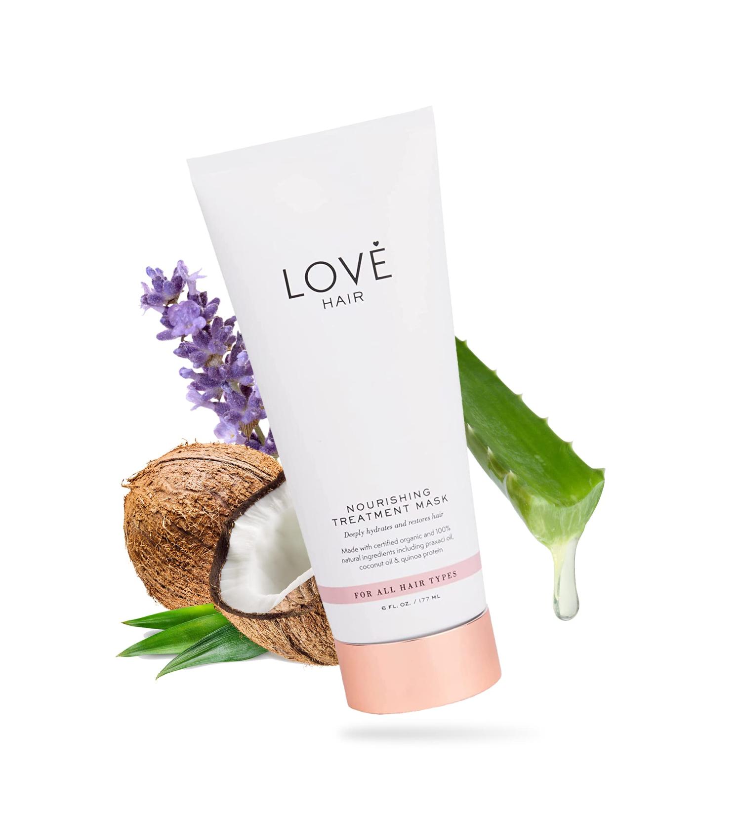 Love Hair Nourishing Hair Mask - Hydrating & Restoring | Suitable for All Hair Types | Paraben & Sulfate-Free | 100% Natural & Vegan | Cruelty-Free - Buy Online on GoSupps.com