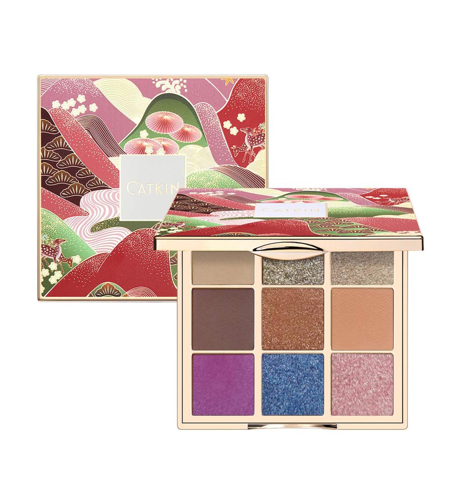 Buy Catkin Eyeshadow Palette C13 - 9 Blendable Shades Long Lasting Matte & Glitter Eye Makeup Highly Pigmented for Stunning Looks - International Shipping Available - Buy Online on GoSupps.com