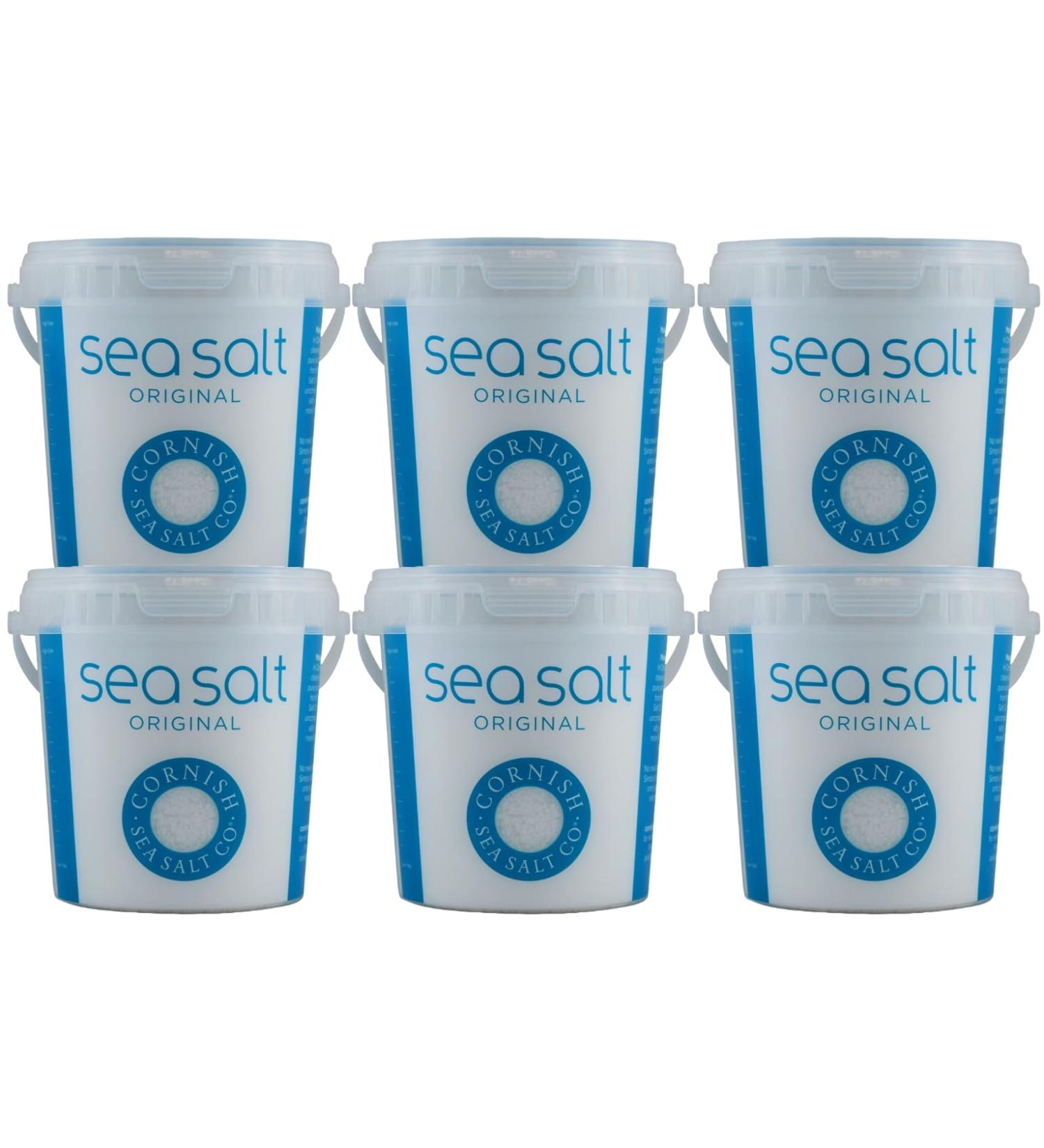Cornish Sea Salt - Original Salt Crystals - 500gm (Pack of 6) - Buy Online on GoSupps.com