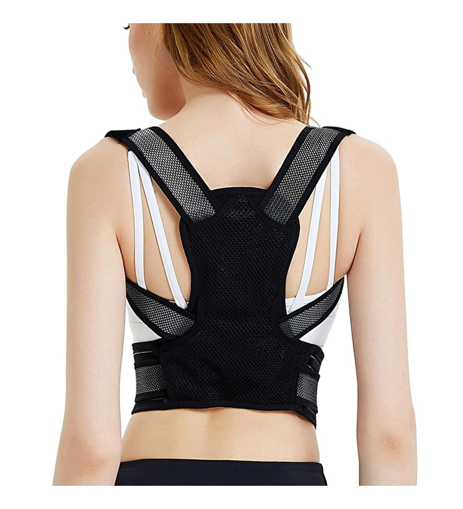 AABTOY Back Humpback Correction Belt Improve Incorrect Posture Adjustable Easy to Wear Breathable Back Support for Shoulder Relaxation L - Buy Online on GoSupps.com