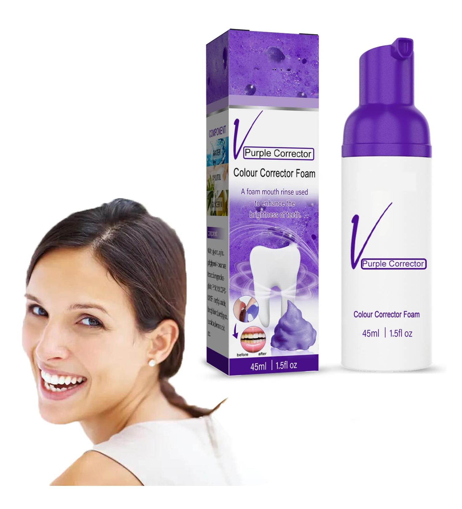 Lila Toothpaste | Whitening & Color Correction for Sensitive Teeth | Fresh Breath (45ml) - Buy Online on GoSupps.com