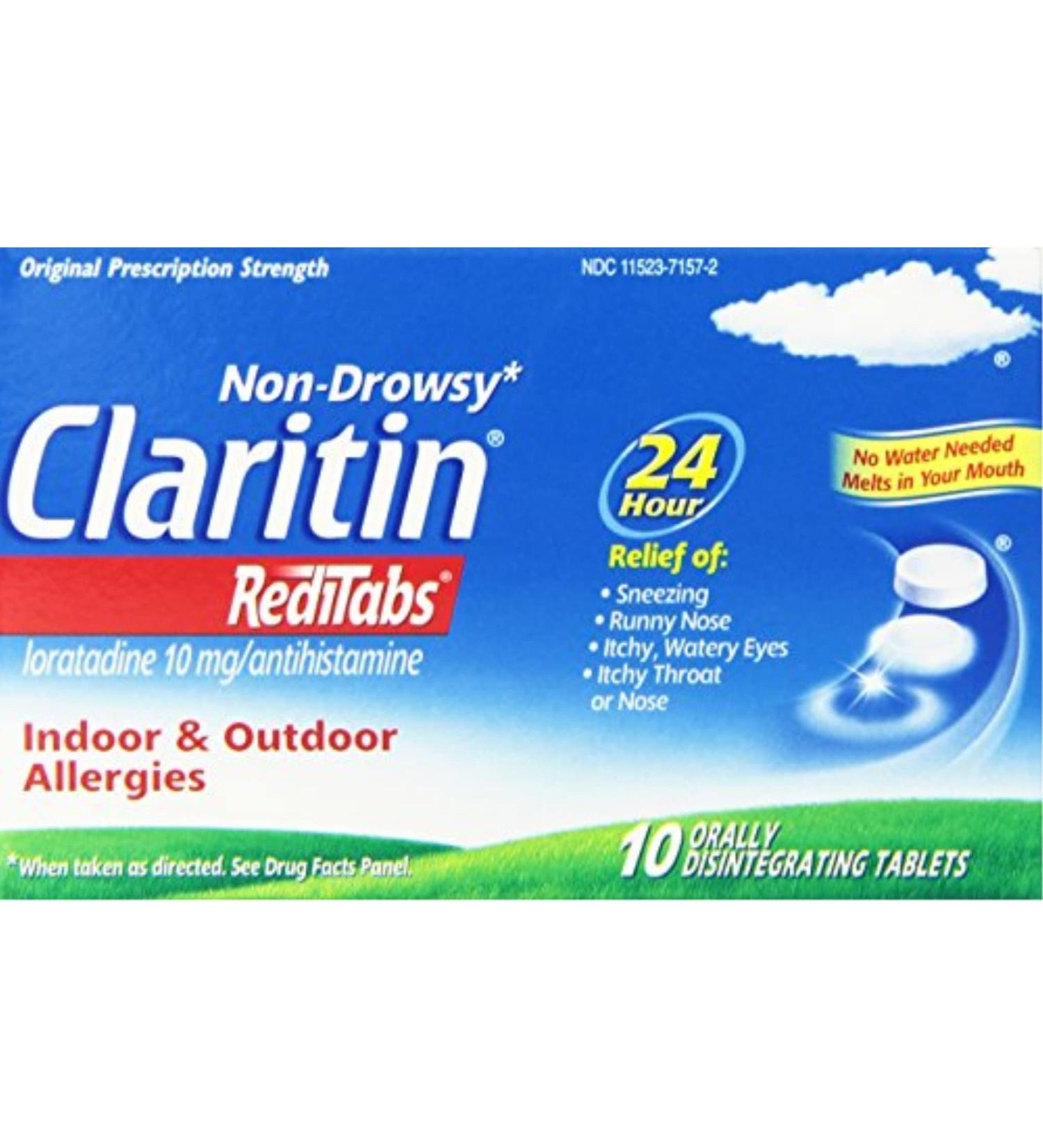 Claritin Claritin 24 Hour Allergy Redi Tabs 10 Count