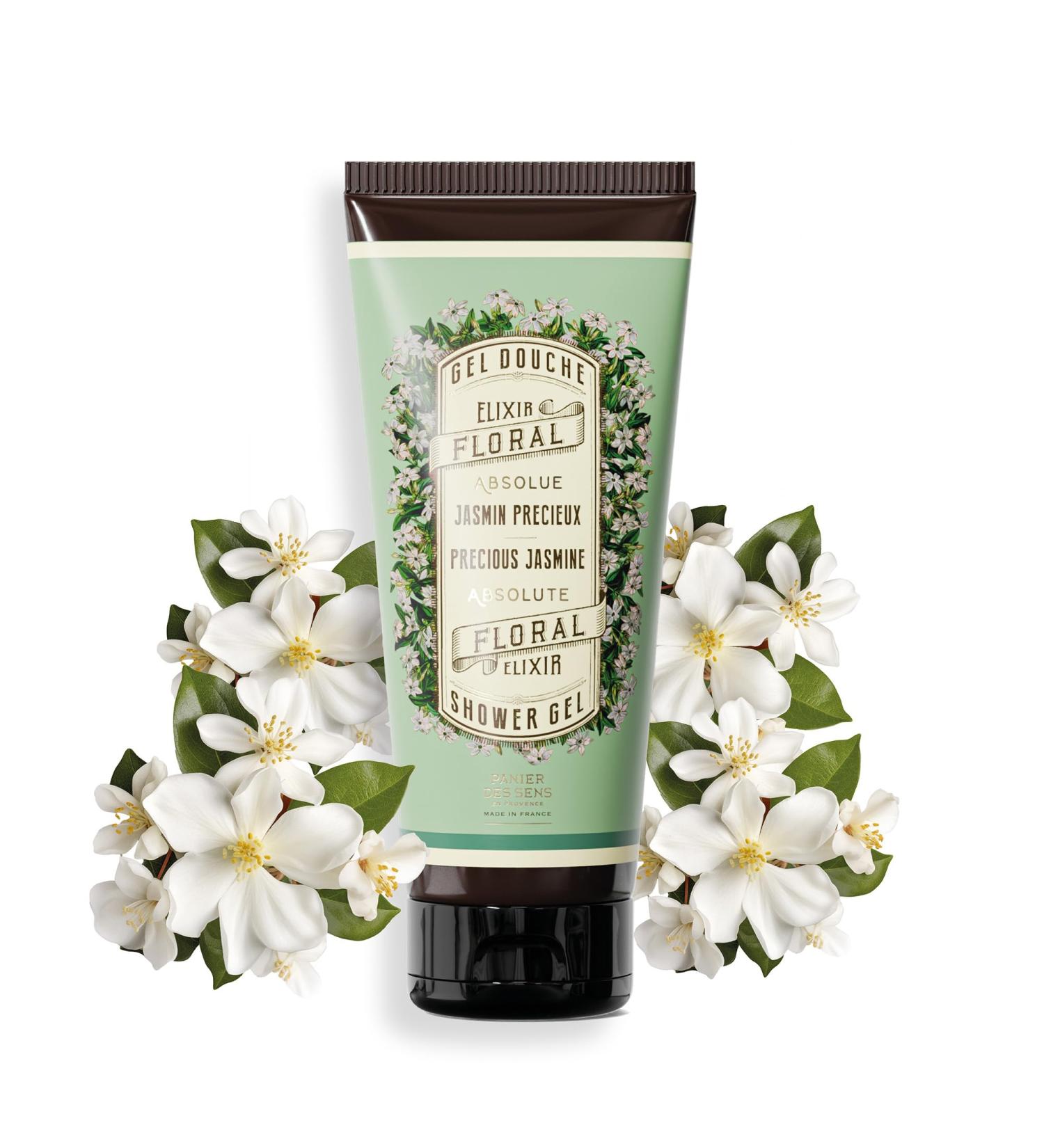 Panier des Sens - Jasmine Moisturizing Body Wash for Women & Men - Gentle Shower Gel with 96% Natural Ingredients for Normal Sensitive Skin - Body Care Made in France SLS Free Vegan - 6.8 Floz Jasmine 6.8 Fl Oz (Pack of 1) - Buy Online on GoSupps.com