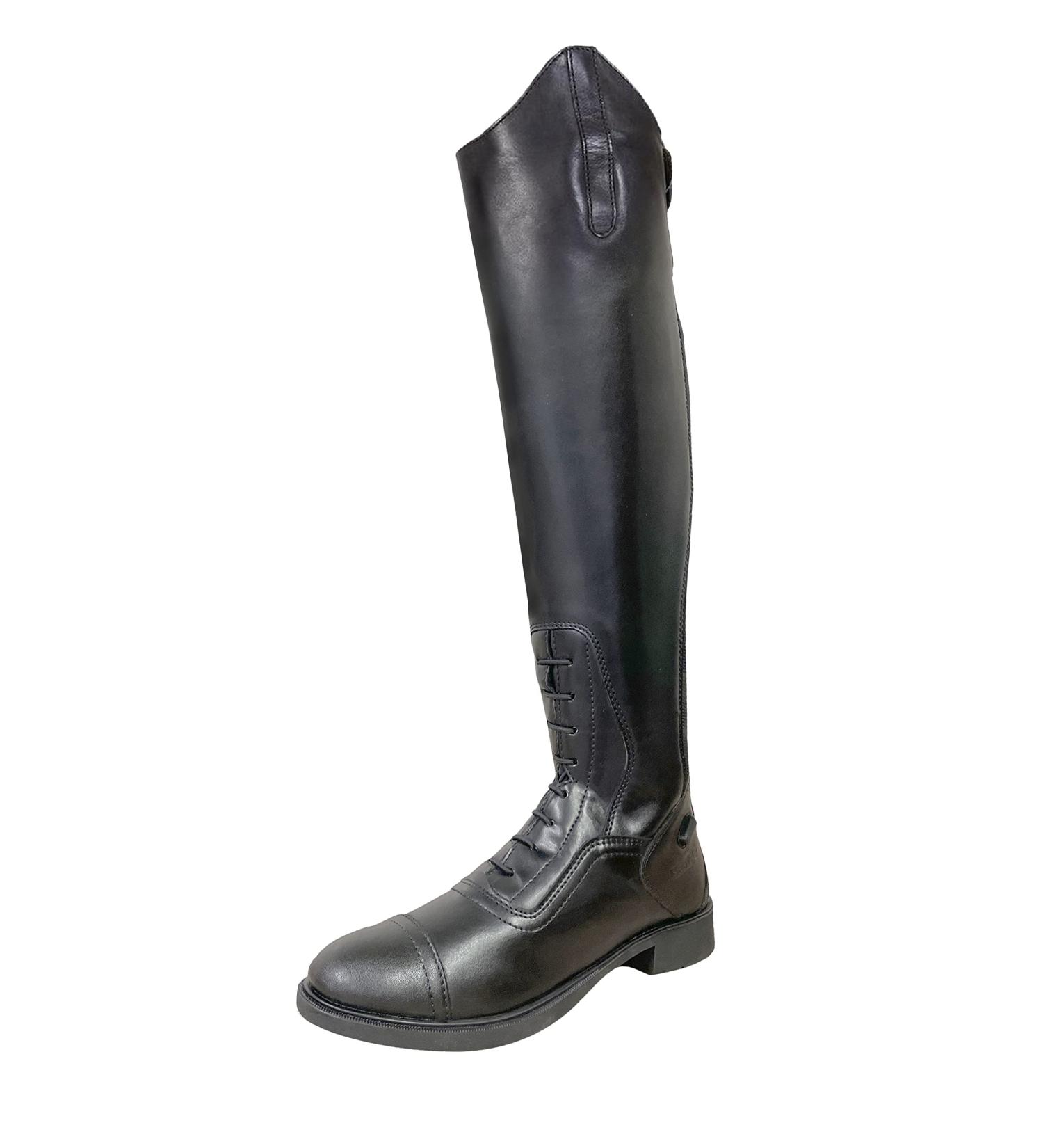 BasEQ Womens Suzi Synthetic Tall Field Boots - Size 10 in Black | One Stop Equine Shop - Buy Online on GoSupps.com