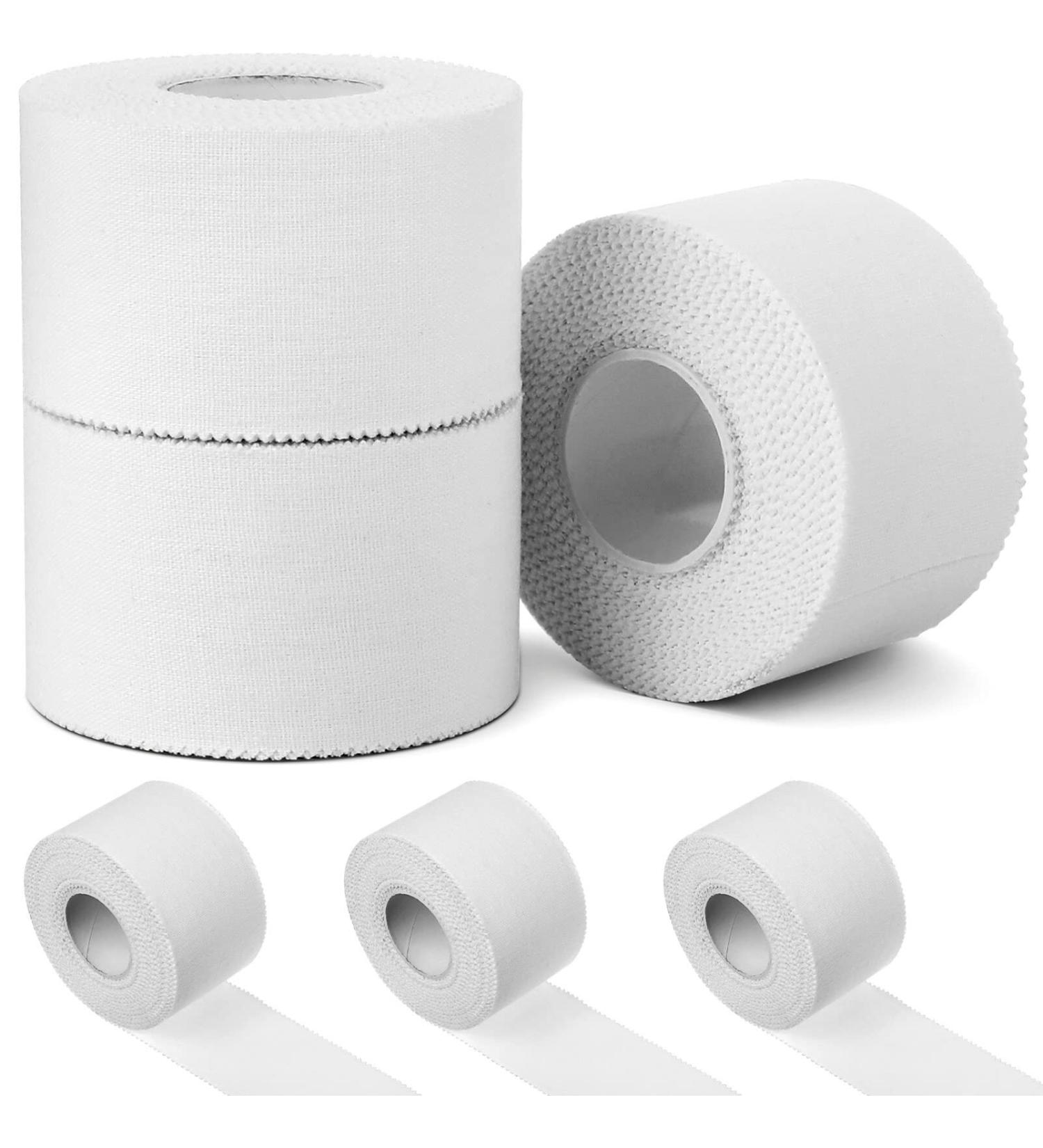 EXCEART 6 Rolls Athletic Tape - Self-Adhesive Sports Wrap for Ankle Knee & Wrist - Elastic Cotton Gaffer Tape for Physiotherapy - International Shipping Available - Buy Online on GoSupps.com