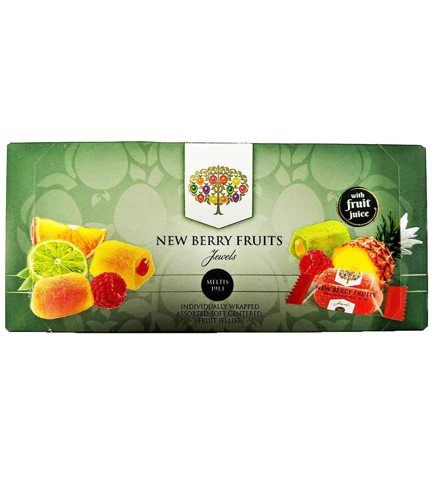 New Berry Fruits Jewels Assorted Fruit Jellies with Soft Center 300g Box - Buy Online on GoSupps.com
