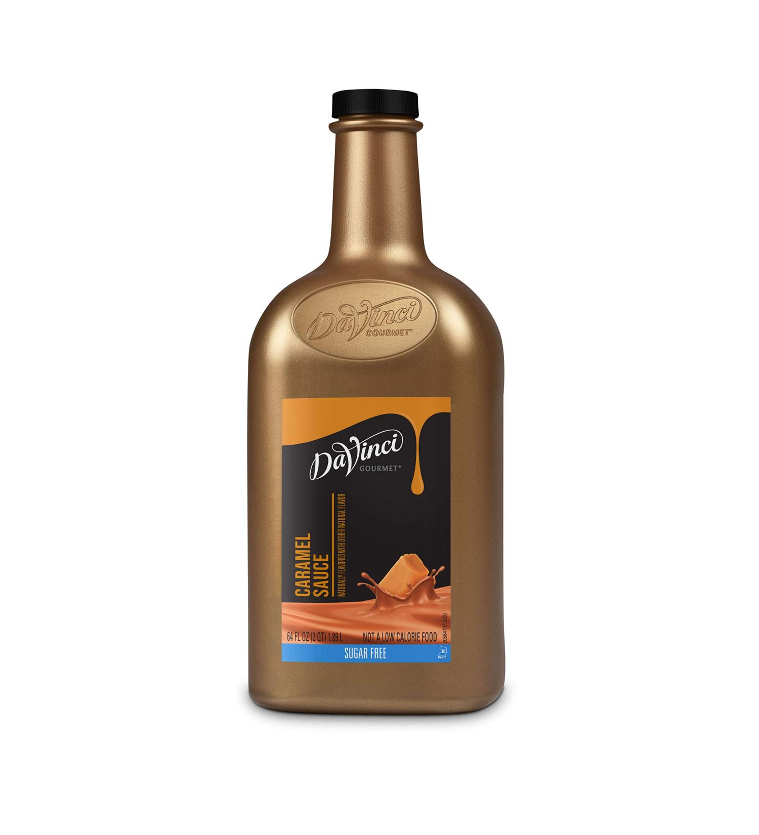 Davinci Gourmet Sugar-Free Caramel Sauce 64 Fl Oz - Pack of 1 - Buy Online on GoSupps.com