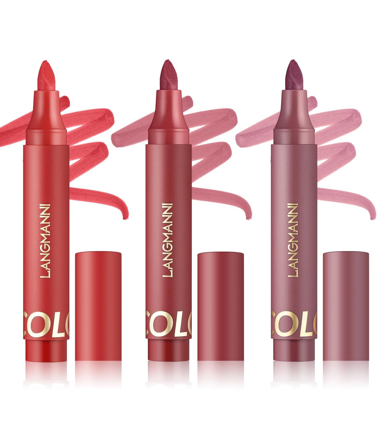 LANGMANNI Lip Stain - Moisturizing Waterproof Long-Lasting & Smudge Proof | International Shipping Available - Buy Online on GoSupps.com