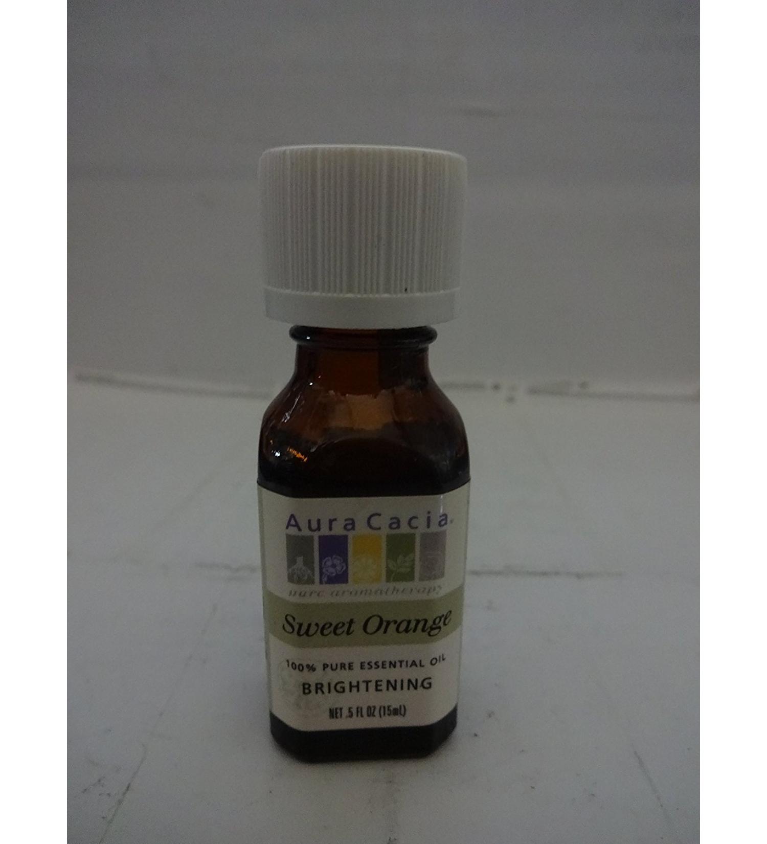 Aura Cacia Essential Oil SWT Orange .5 Fz