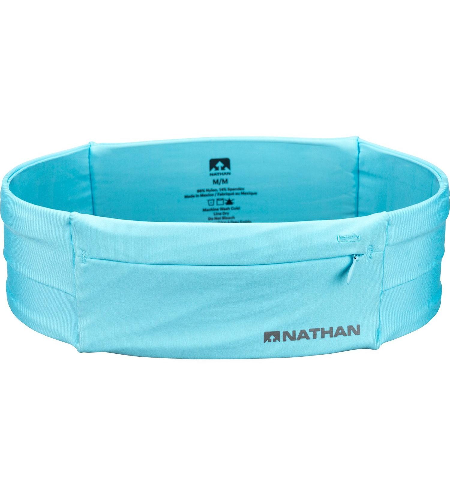 Buy Nathan 7702 Zipster Running Waist Belt - White/Blue Radiance | International Shipping Available - Buy Online on GoSupps.com