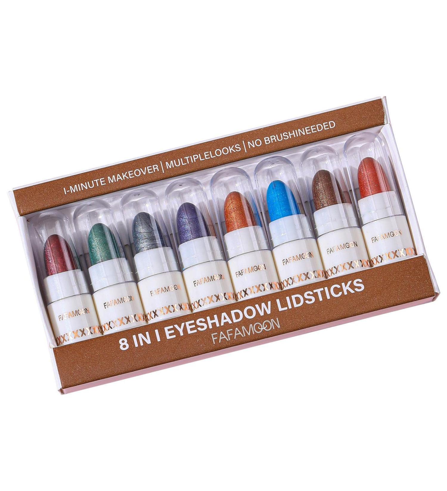 Eyeshadow Stick Set | Pearlescent Waterproof Eyeshadow Stick Set - Cream Eye Shadow Pencil Shimmer Eye Pencil Brightener Highlighter Eyeliner Crayon for Daily Use Aezon - Buy Online on GoSupps.com