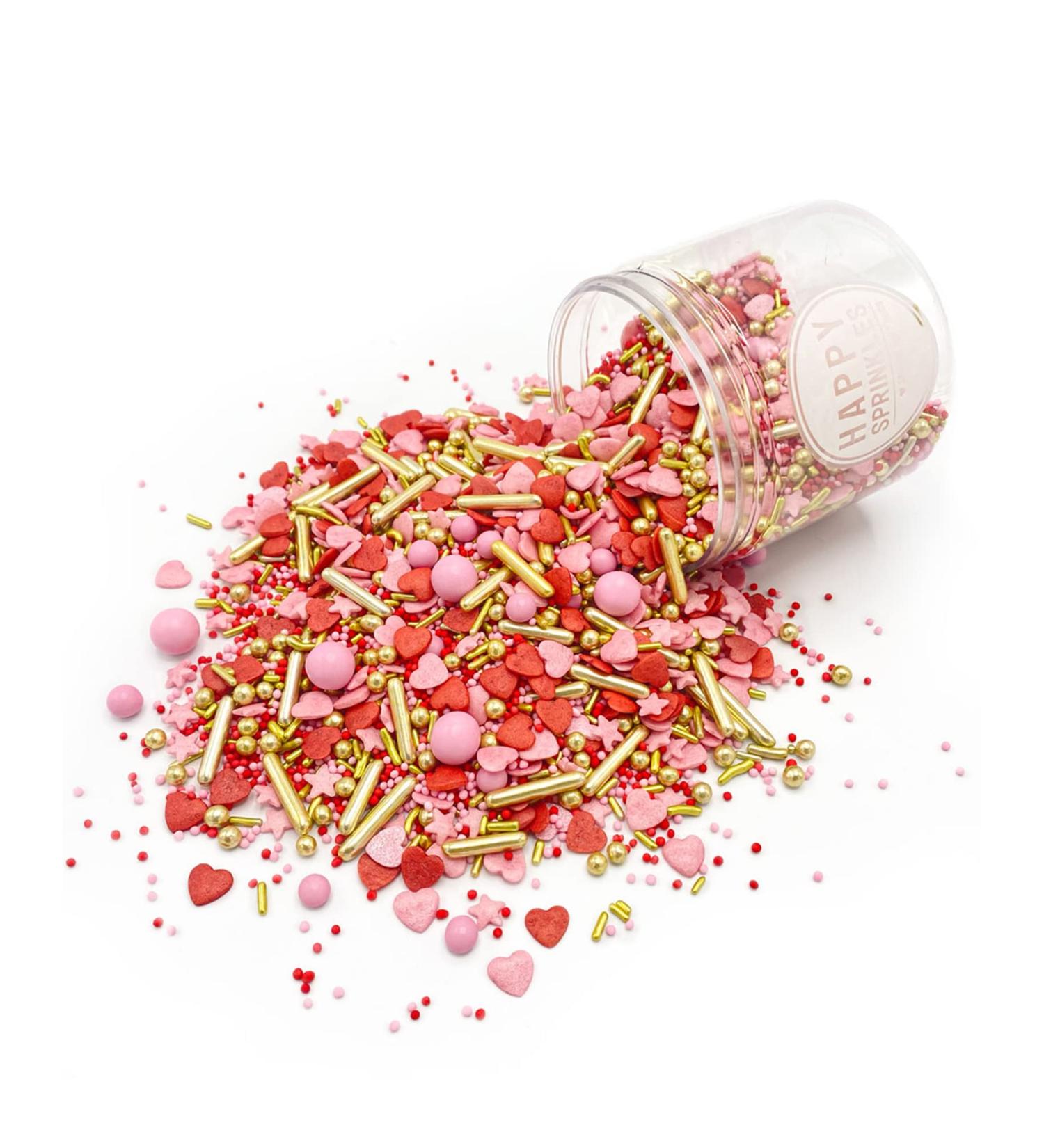 Happy Sprinkles - Sprinkles - New - Head Over Heels Sprinkle Mix - 90g - Buy Online on GoSupps.com