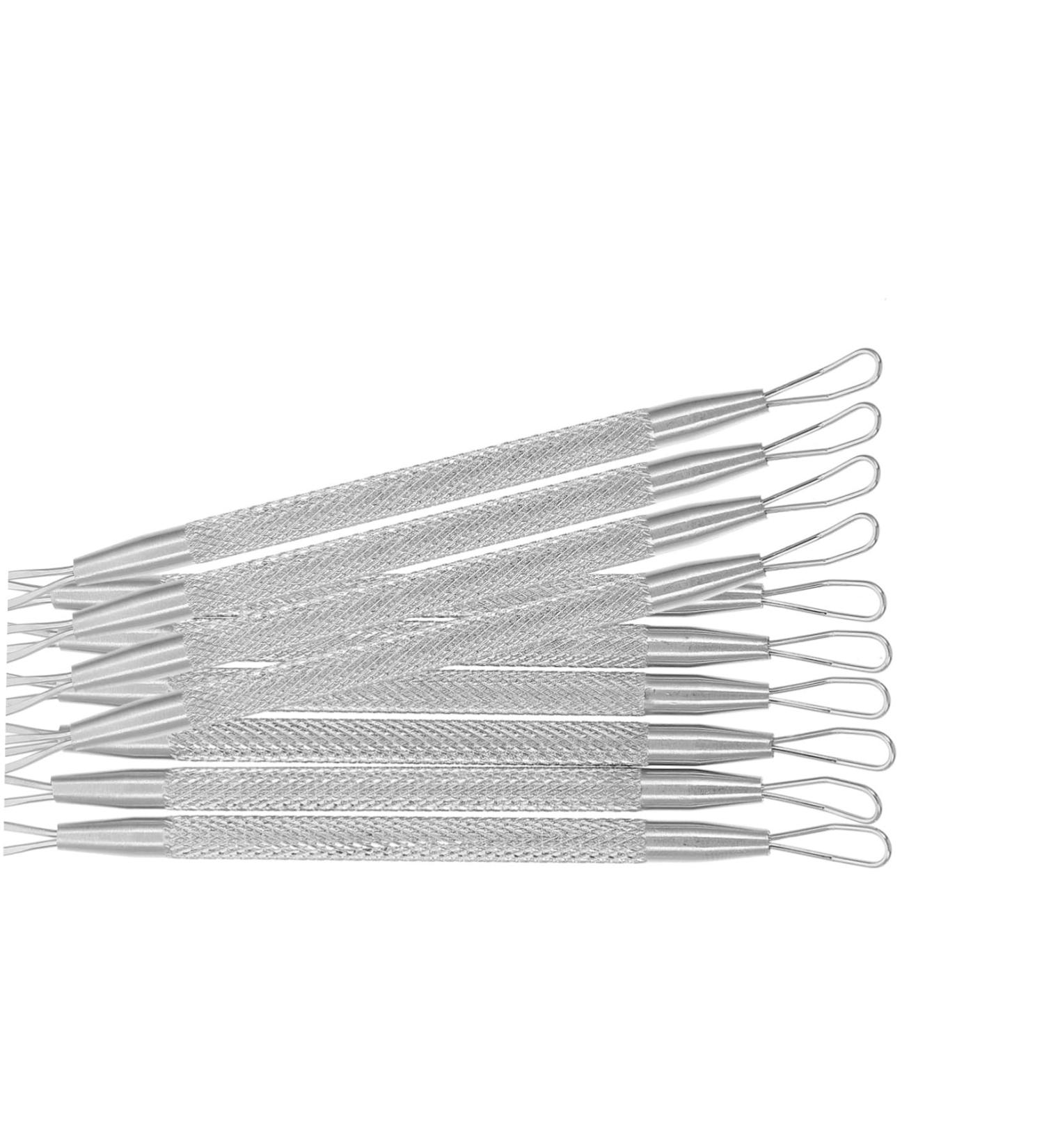 SOESFOUFU 7pcs Double-headed Extrusion Ring Removers Pimple Tools Double-headed Beauty Tools Pore Pimple Needles Comedone Extractors Cleaning Kits - Buy Online on GoSupps.com