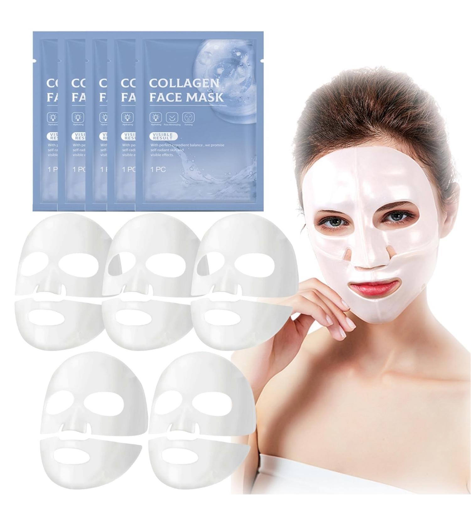 Collagen Face Mask - Deep Collagen Mask Overnight - Face Masks Skincare for Moisturizing Anti-Aging - Collagen Face Mask - Collagen Face Mask - Skin Care - Face Masks Beauty - Buy Online on GoSupps.com