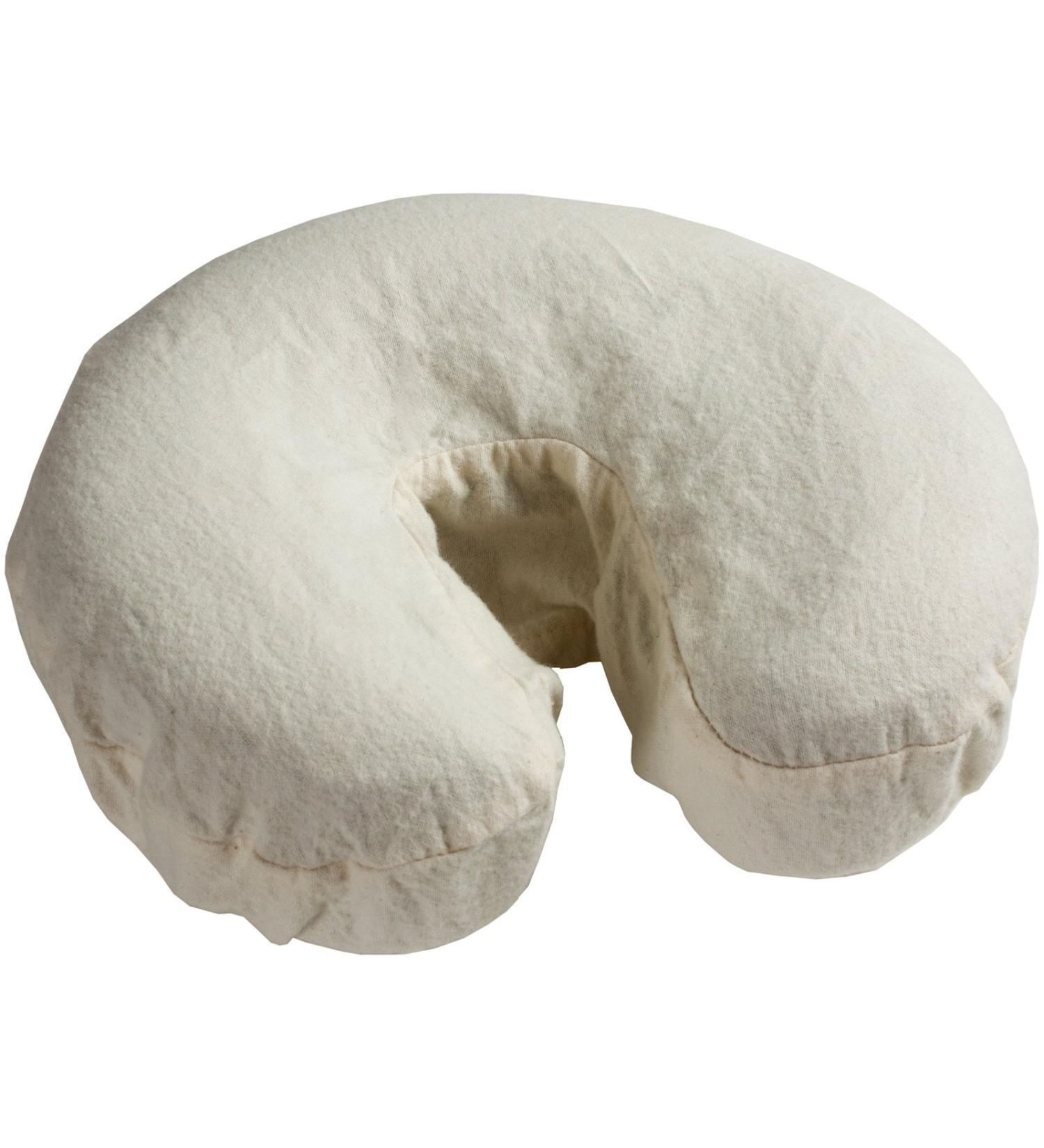 Body Linen Comfort Flannel Face Rest Covers for Massage Tables 10 Pack - Natural Cotton Face Cradle Covers for Professional Use - Buy Online on GoSupps.com