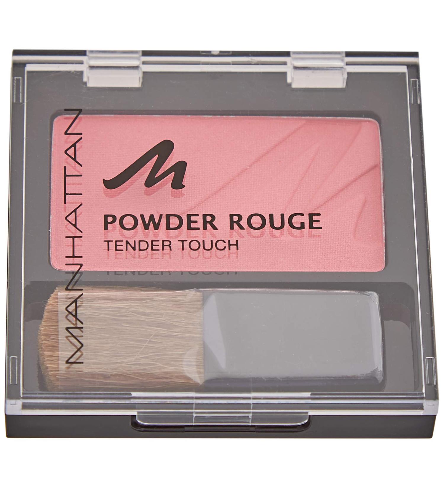 Buy Manhattan Powder Rouge - Pink Blush with Brush - Color 55H Pink Hunter - 1x5g - International Shipping - Buy Online on GoSupps.com