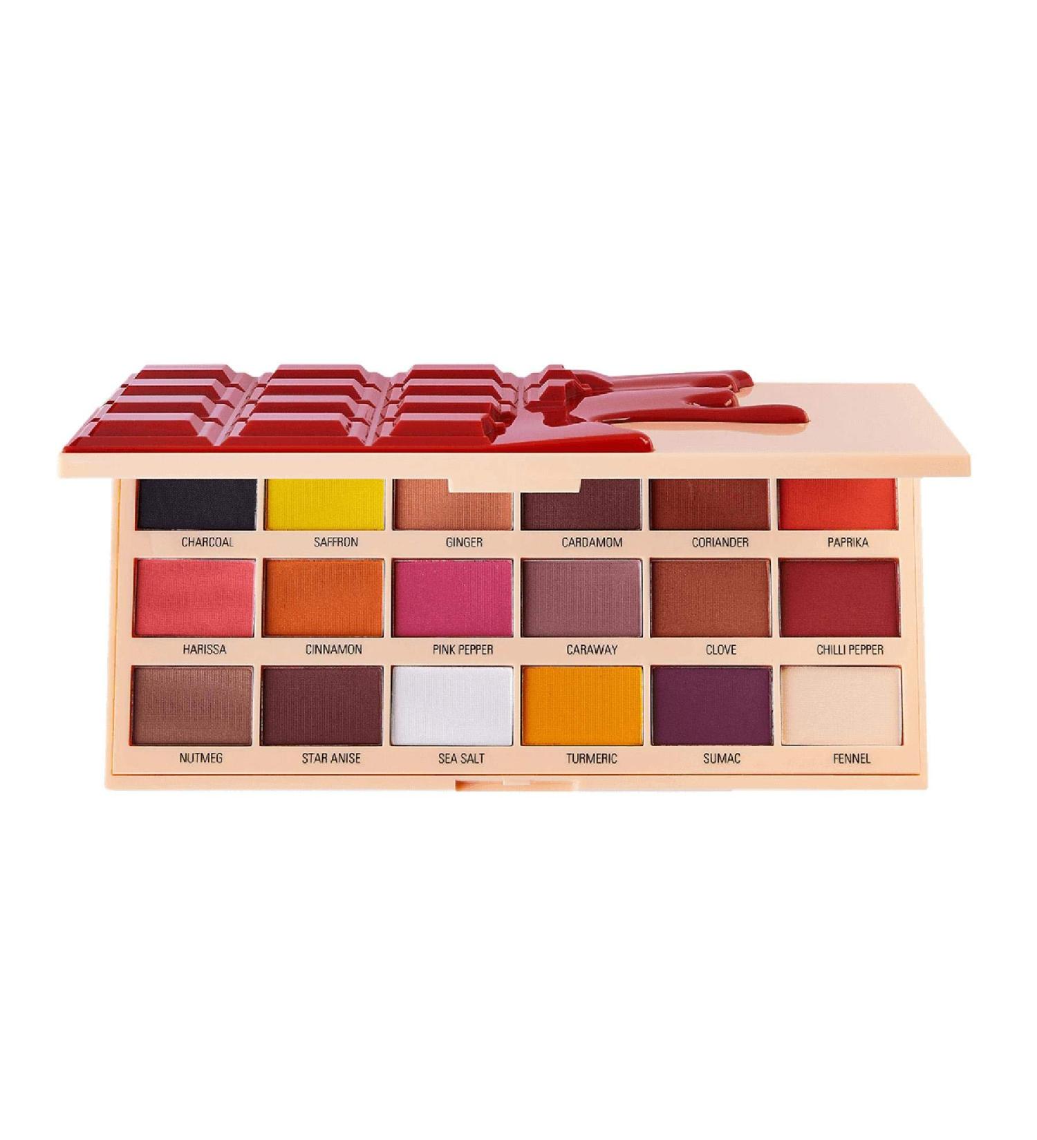 I Heart Revolution Chocolate Eyeshadow Palette - 18 Shades Cinnamon | International Shipping Available - Buy Online on GoSupps.com