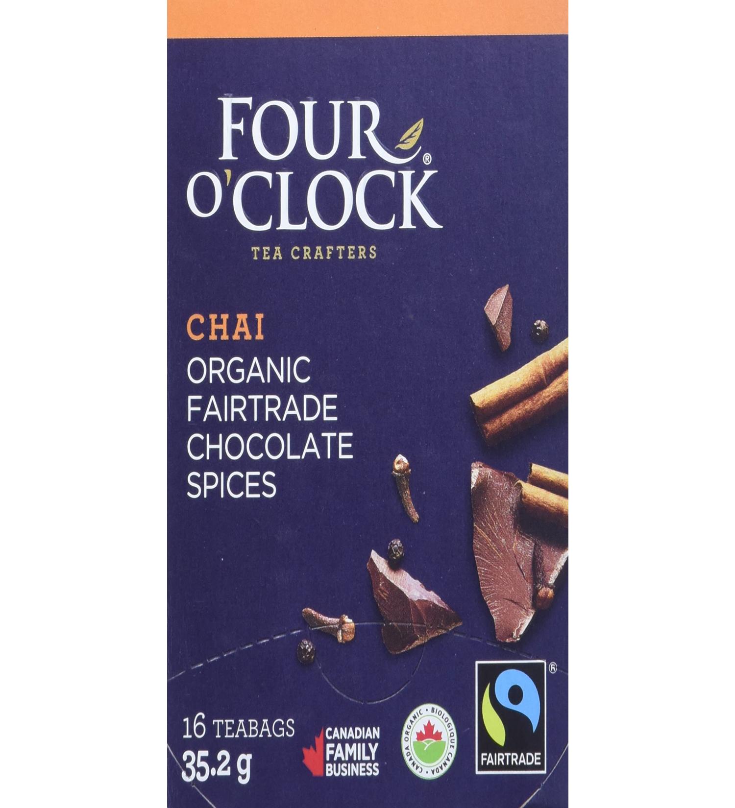 FourOClockTea Chocolate Spice Tea 6 Count - Buy Online on GoSupps.com