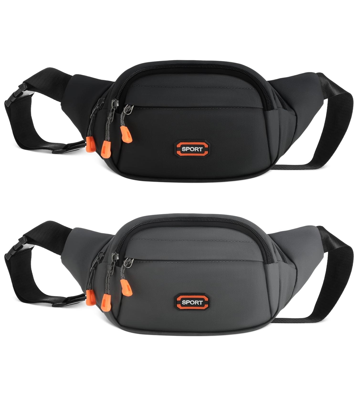 Jostift Adjustable Waterproof Hip Bag - 2-Piece Pocket for Men & Women | Ideal for Travel & Outdoor Sports - Buy Online on GoSupps.com
