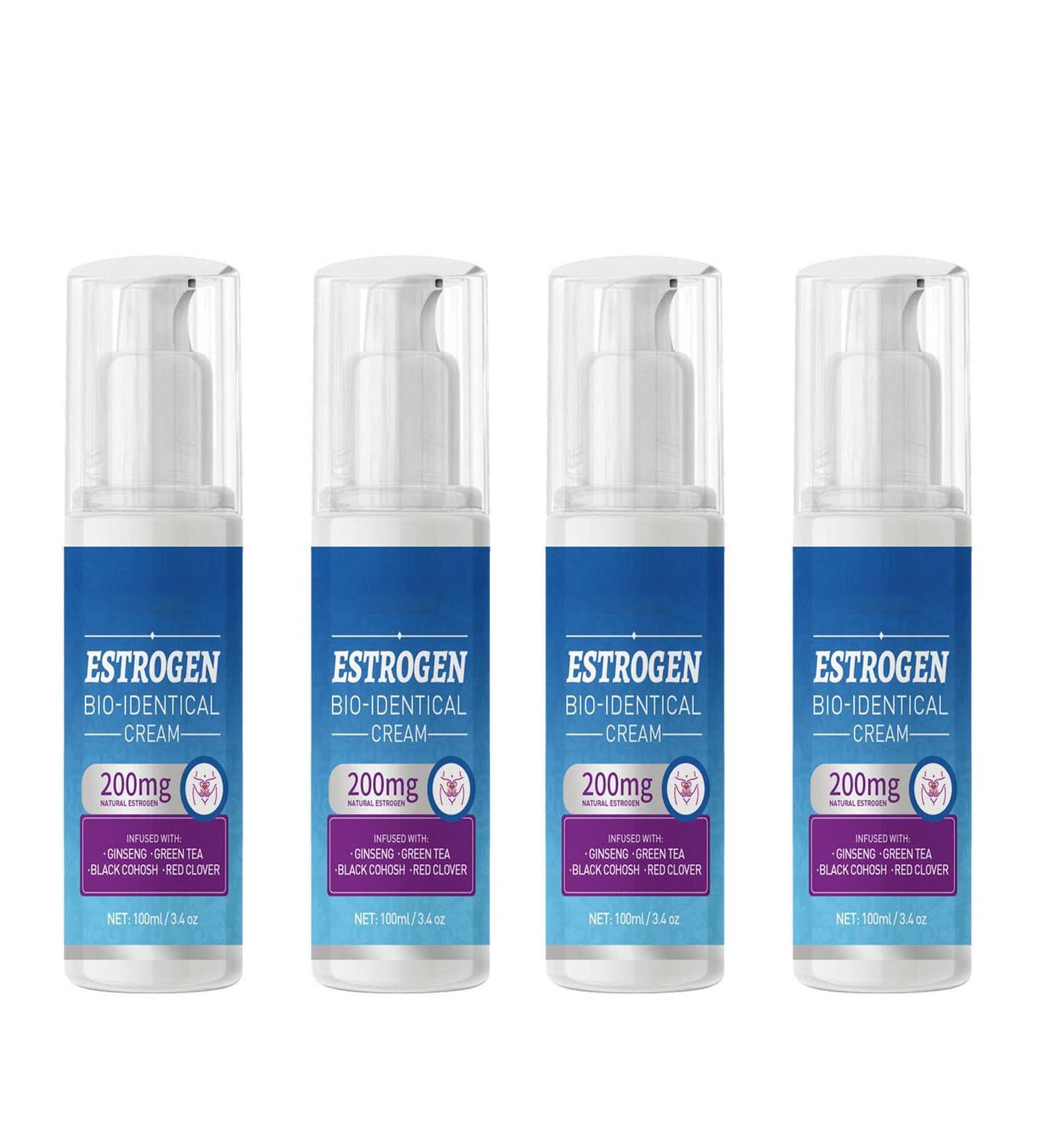 100ml Estrogen Cream Natural Bioidentical - Menopause Relief Estrogen Cream - Enhance Your Internal and External Balance etabolism (4 Bottle) - Buy Online on GoSupps.com