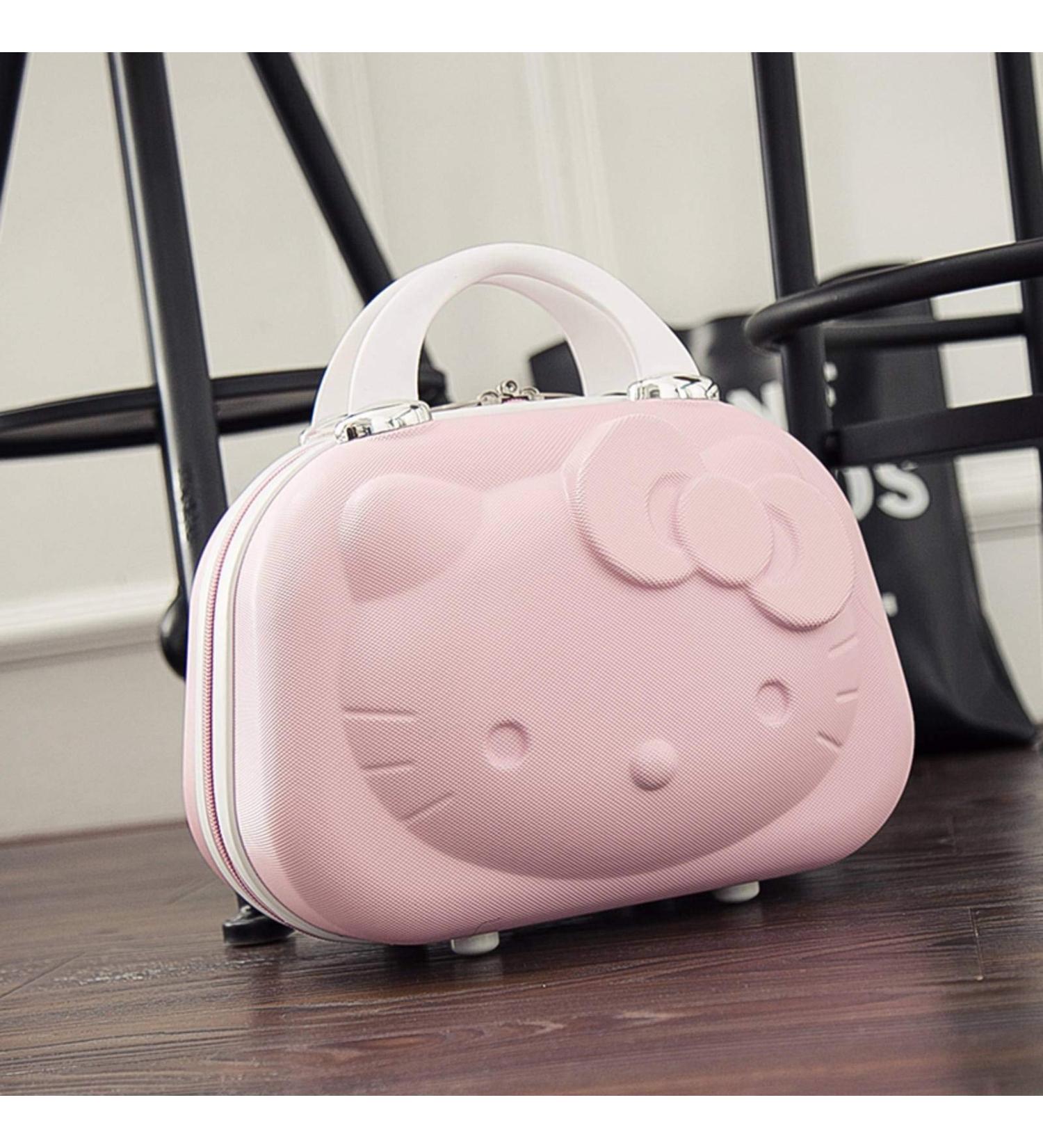 Hello Kitty 14 Cosmetic Case Travel Bag Organizer - N-brand Cartoon Makeup Suitcase - Buy Online on GoSupps.com