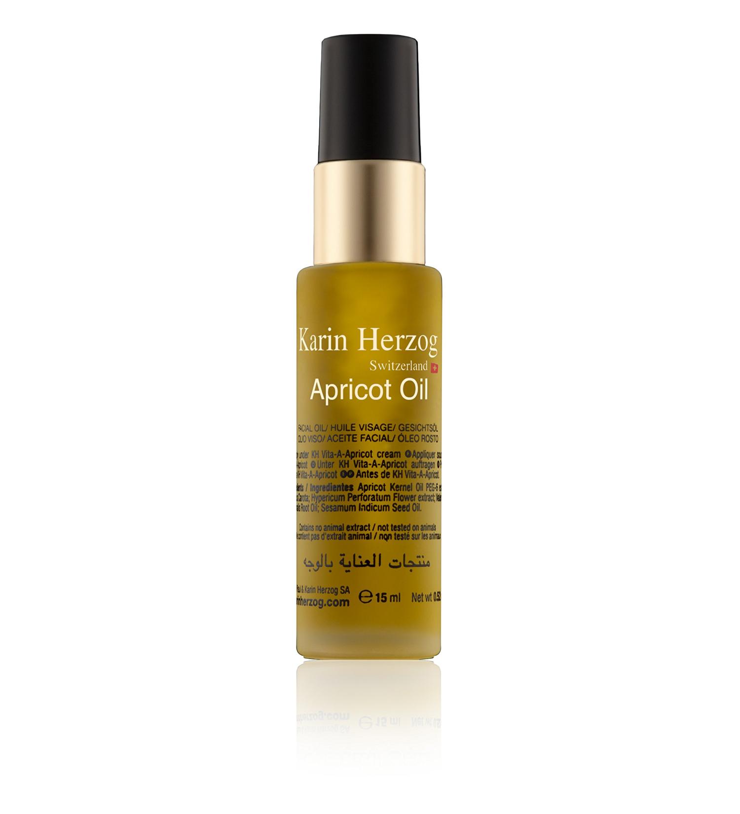 Karin Herzog Apricot Oil - Anti-Ageing Face Oil 15ml | Buy Internationally & Enhance Your Skin - Buy Online on GoSupps.com