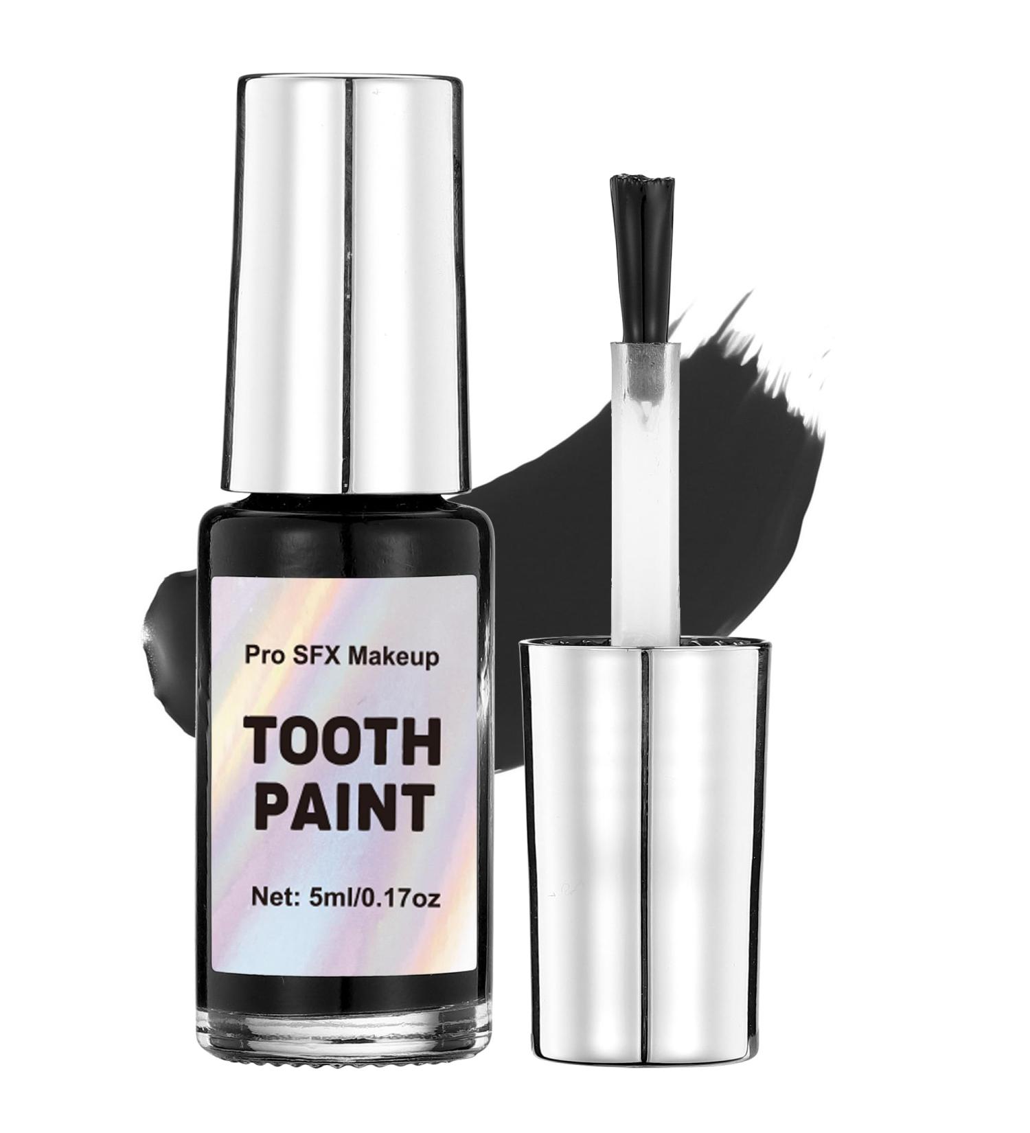 Black Tooth Paint | Professional Black Out Teeth Makeup for Cosplay Halloween & Special Effects - Buy Online on GoSupps.com
