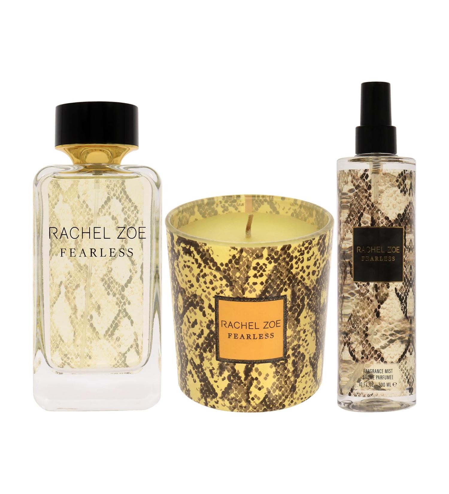 Rachel Zoe Fearless Gift Set - Gift Set For Women - Eau De Parfum Perfume Soy Wax Jar Candle And Body Spray For Women - Fragrance Gift Set - 3 pc - Buy Online on GoSupps.com