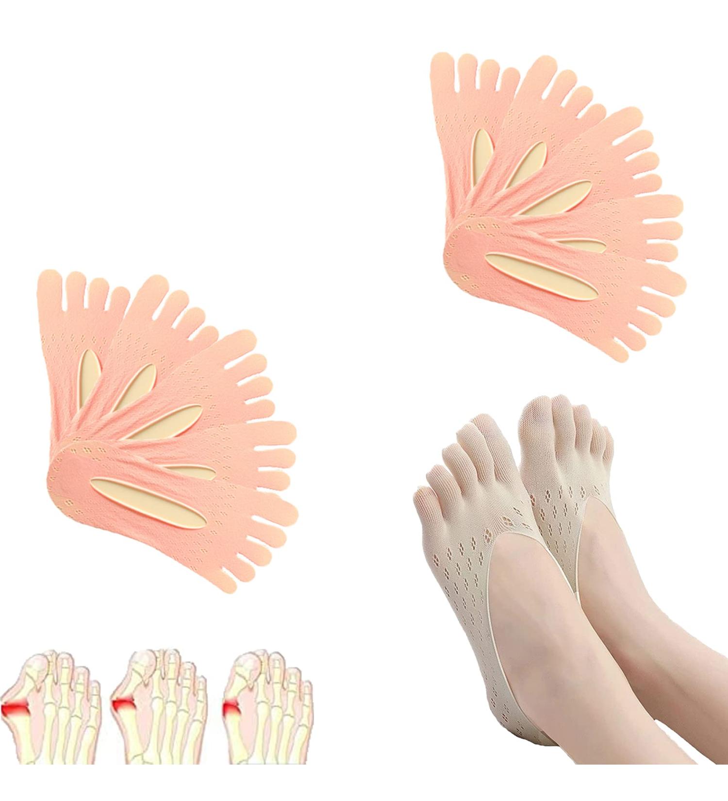 Projoint Antibunion Health Socks - Bunion Relief & Toe Alignment for Women (10 Pink) - Buy Online on GoSupps.com