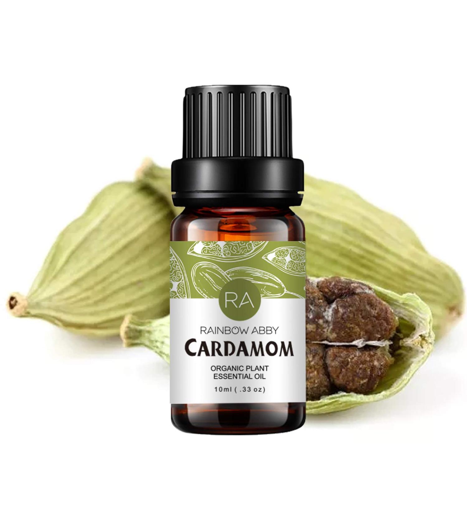 Buy 100% Pure Organic Cardamom Essential Oil - Natural Plant Oil for Diffuser Massage & Skin Care - 10ML - International Shipping Available - Buy Online on GoSupps.com