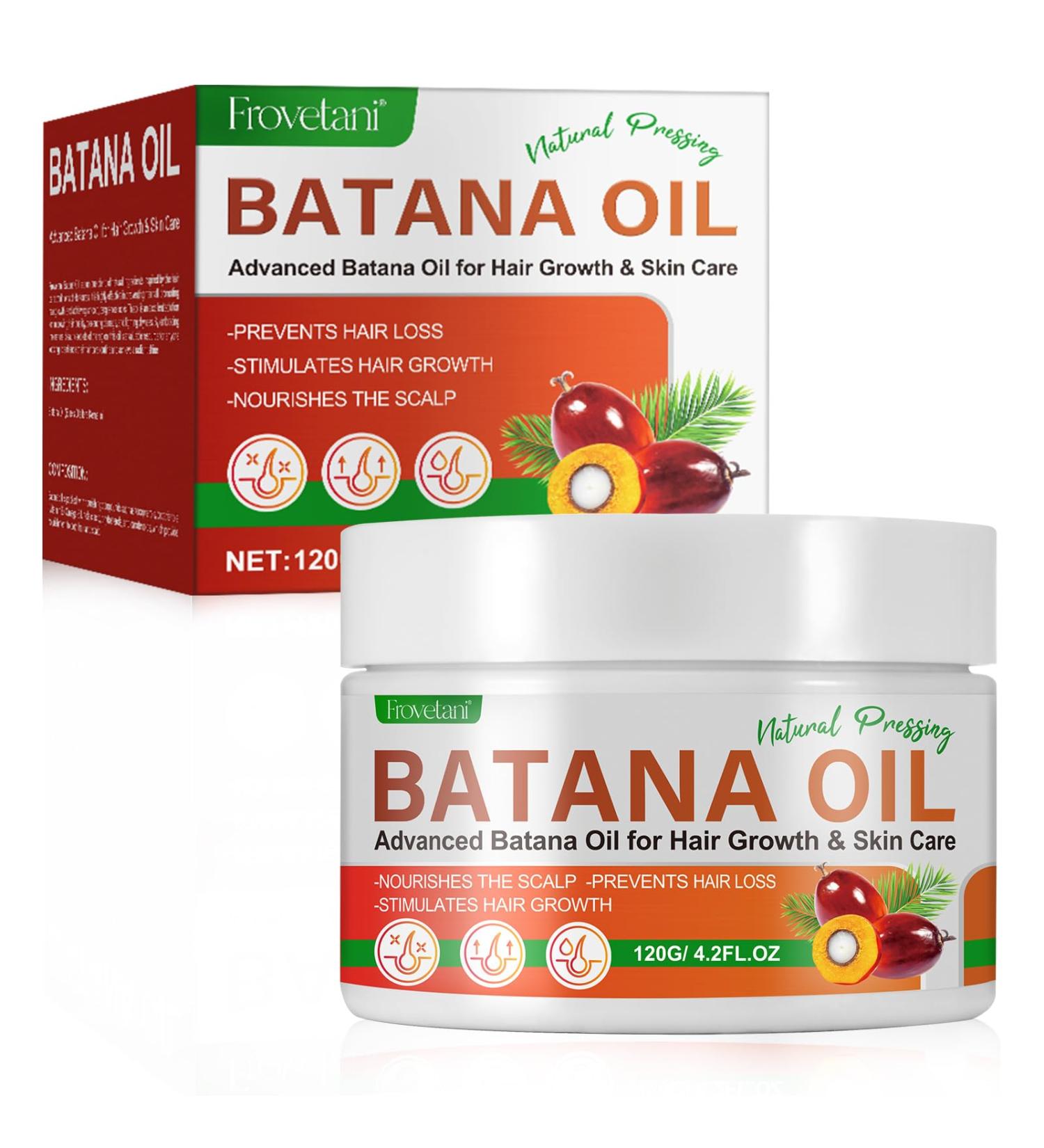 Natural Organic Batana Oil from Honduras - 4.2oz | Hair Growth Nourishing & Strengthening Unscented - Buy Online on GoSupps.com