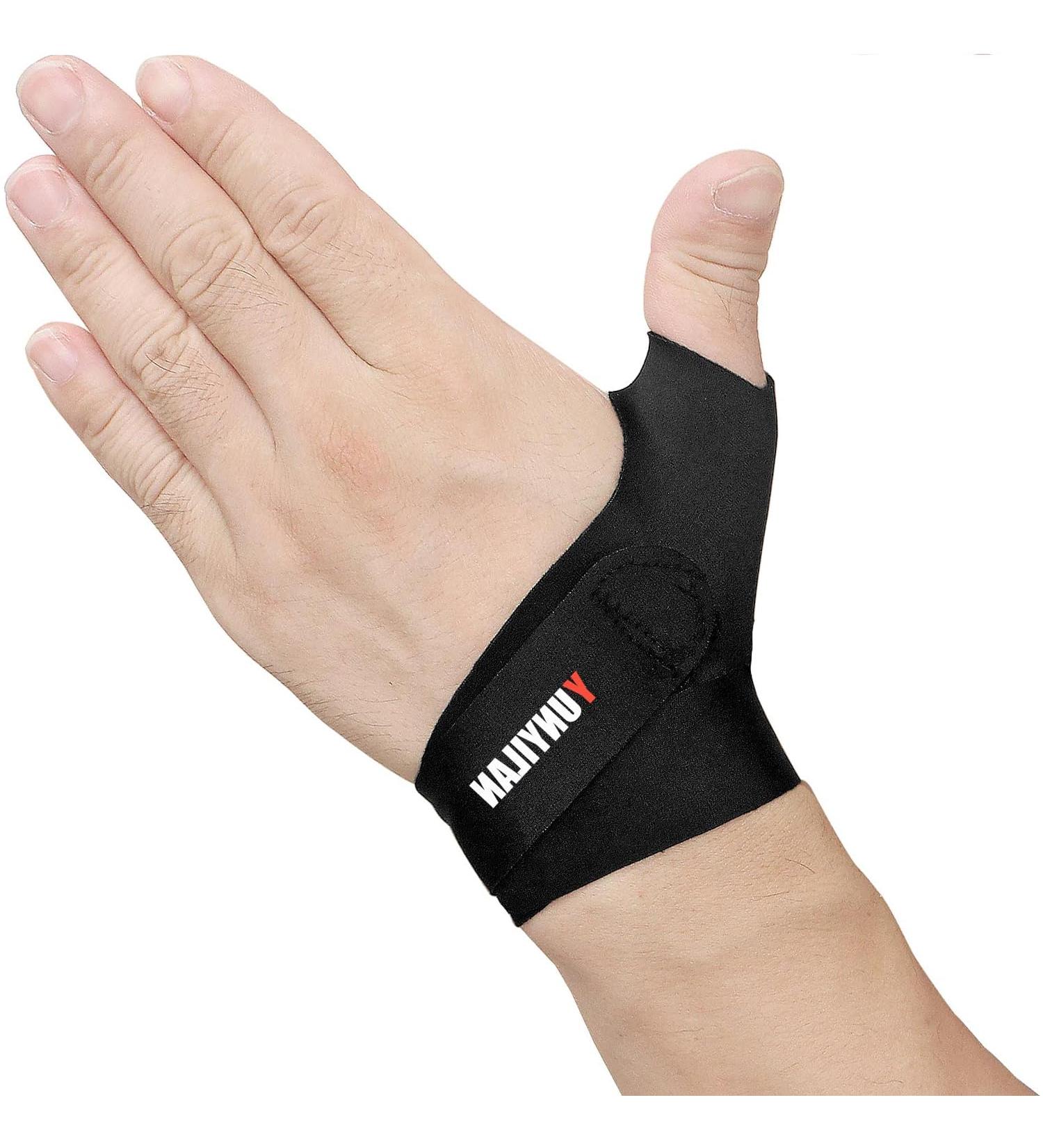 YUNYILAN Ultra Thin Wrist Brace & Thumb Arthritis Compression Strap | Adjustable Carpal Tunnel Support for Men & Women Relieve Pain & Discomfort in Left Hand - Buy Online on GoSupps.com