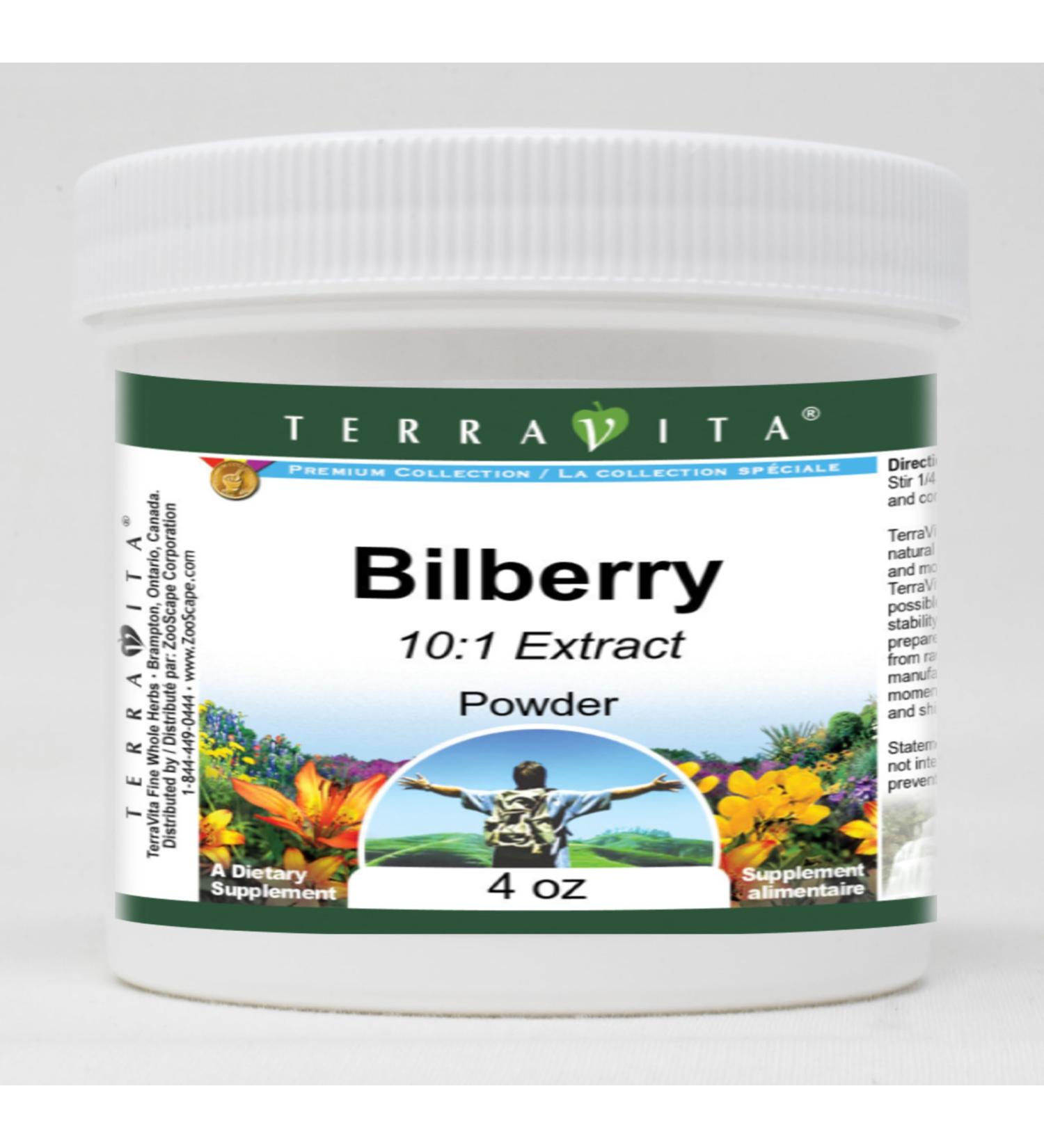 Bilberry 10:1 Powder (4 oz ZIN: 519179) - Buy Online on GoSupps.com