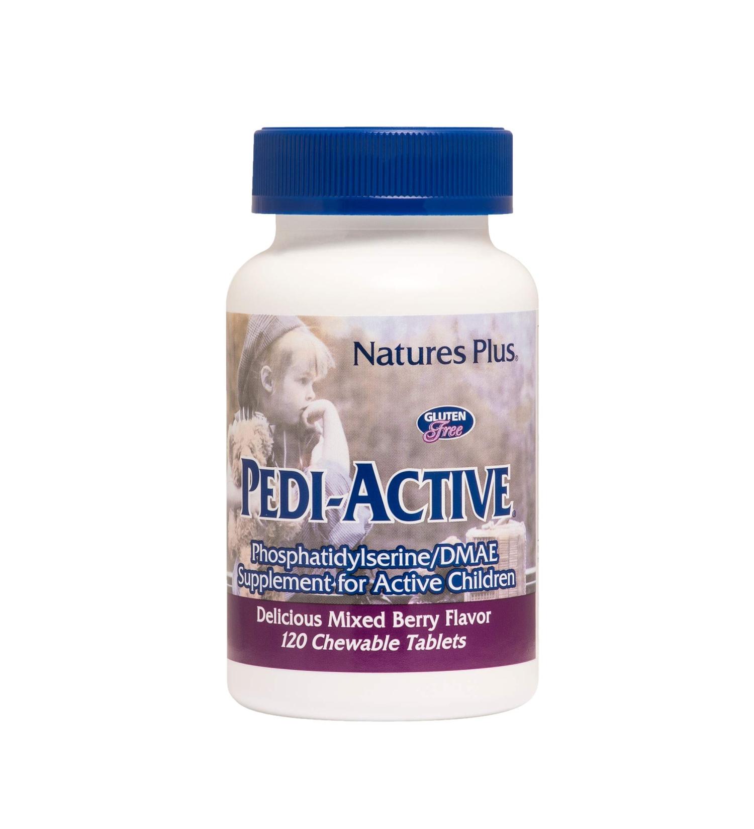 Nature's Plus Pedi-Active Mixed Berry Chewable Supplements for Active Kids - 120 Tablets - Buy Online on GoSupps.com
