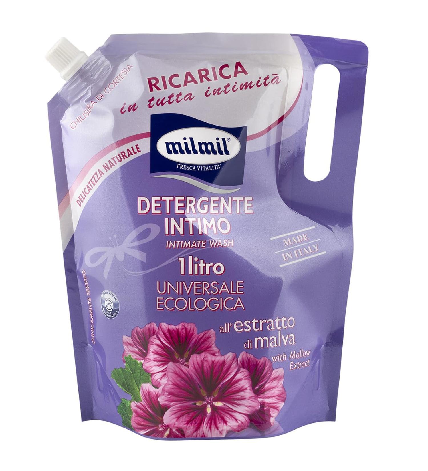 Milmil Underwear Care - Mallow Extract 1000ml Refill Bag | Eco-Friendly Laundry Solution - Buy Online on GoSupps.com