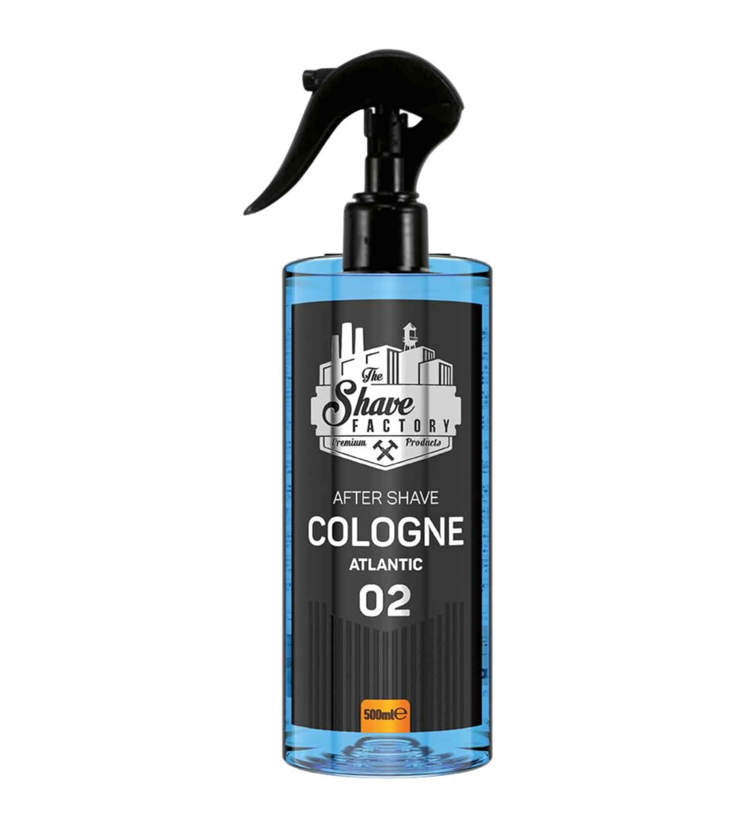 the shave factory Pump Spray After Shave Cologne - Aftershave Cologne Aftershave For Men (02 Atlantic) - Buy Online on GoSupps.com