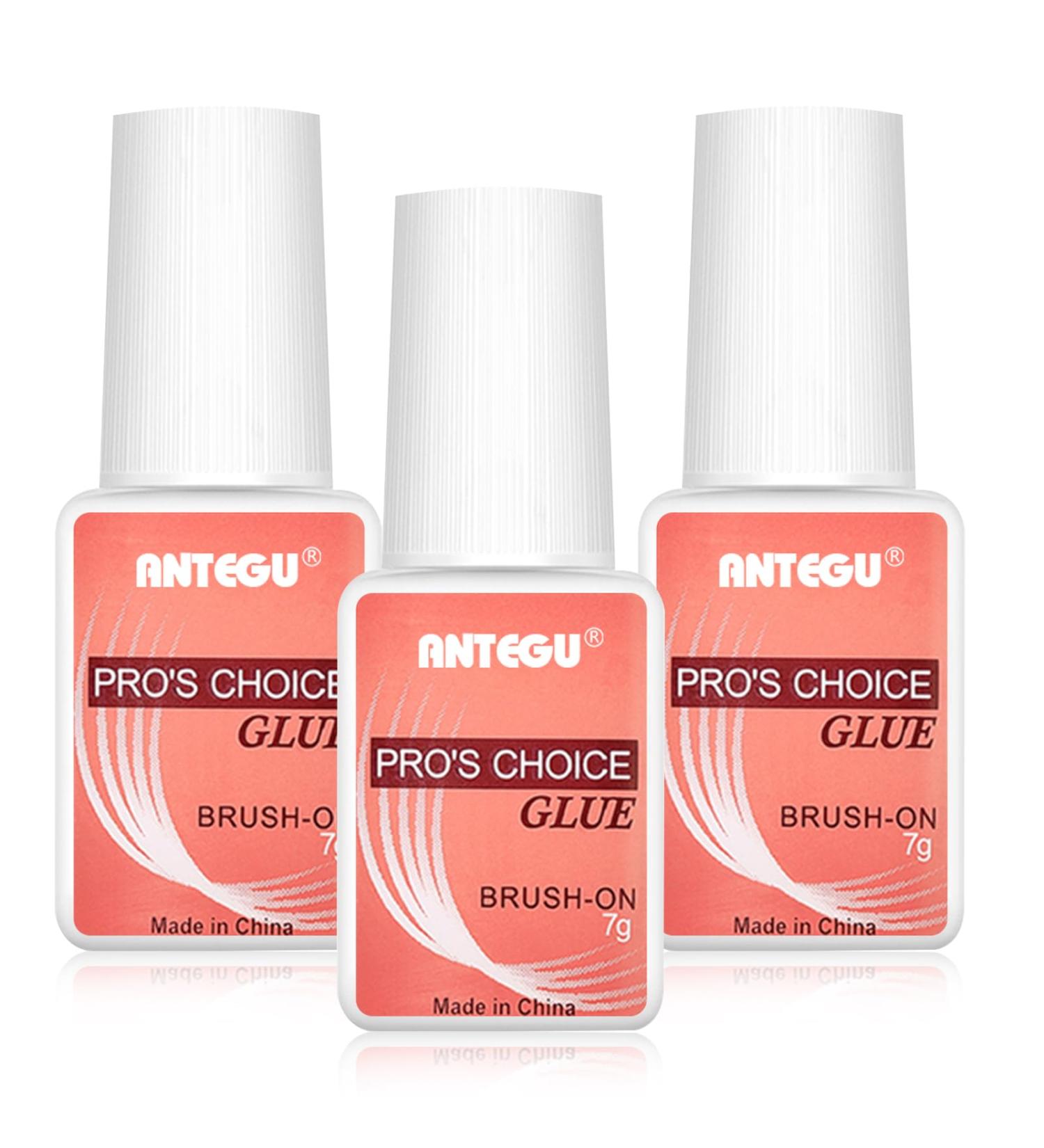 Extra Strong Nail Glue - 3 pcs 7g Brush Bottle for Artificial Nails | Ideal Tip Glue for Nail Design | International Shipping - Buy Online on GoSupps.com
