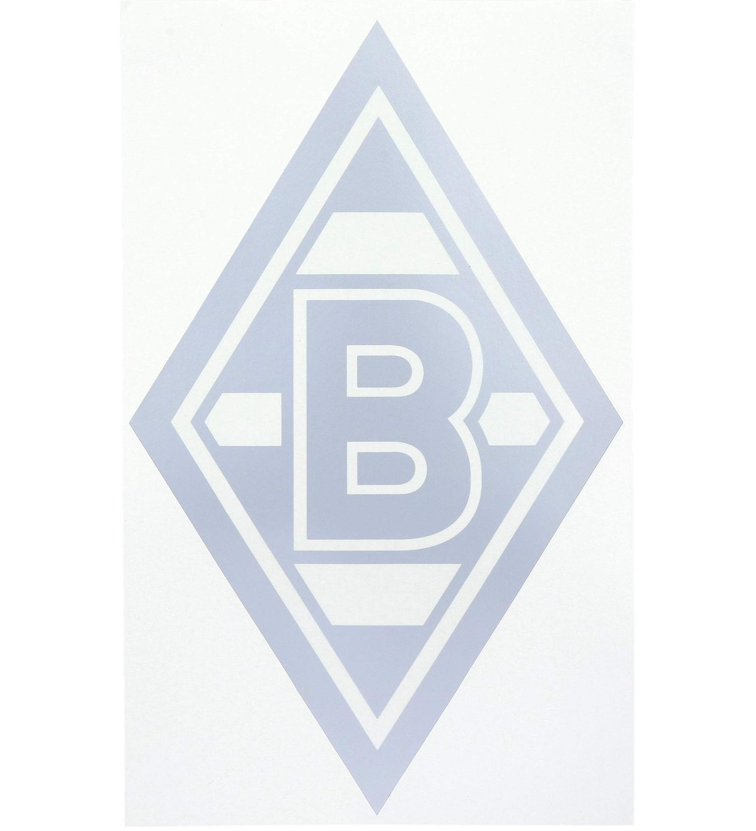 Borussia M nchengladbach sticker diamond silver 22x35 cm VFL
