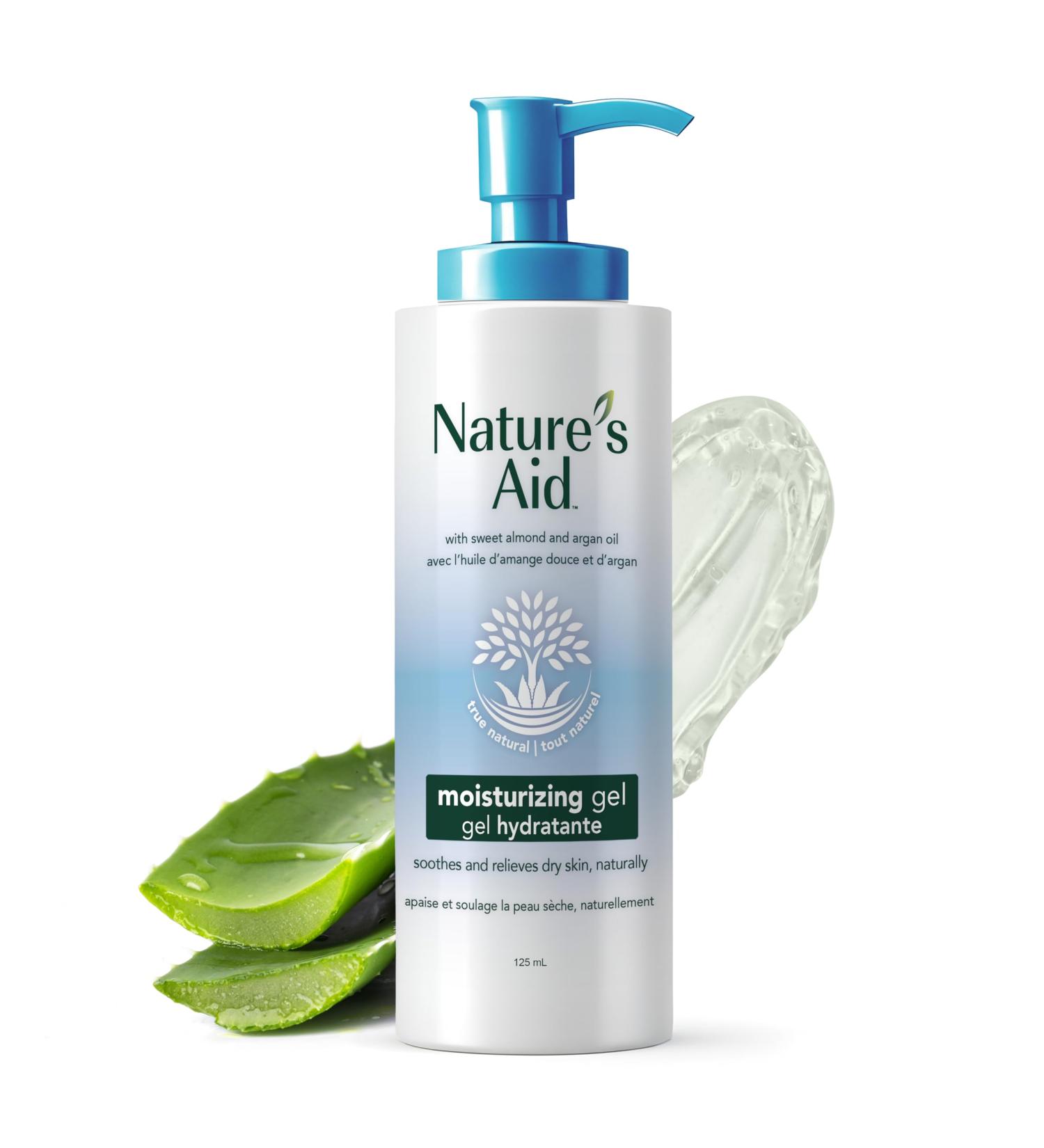 Nature's Aid Moisturizing Skin Gel: After Sun Care Aloe Vera Gel Extract. Cooling Hydrating Absorbs Quickly - Sunburn Relief. True Natural Skin Therapy with A Boost of Hydration. Multipurpose Skincare (125ml) - Buy Online on GoSupps.com
