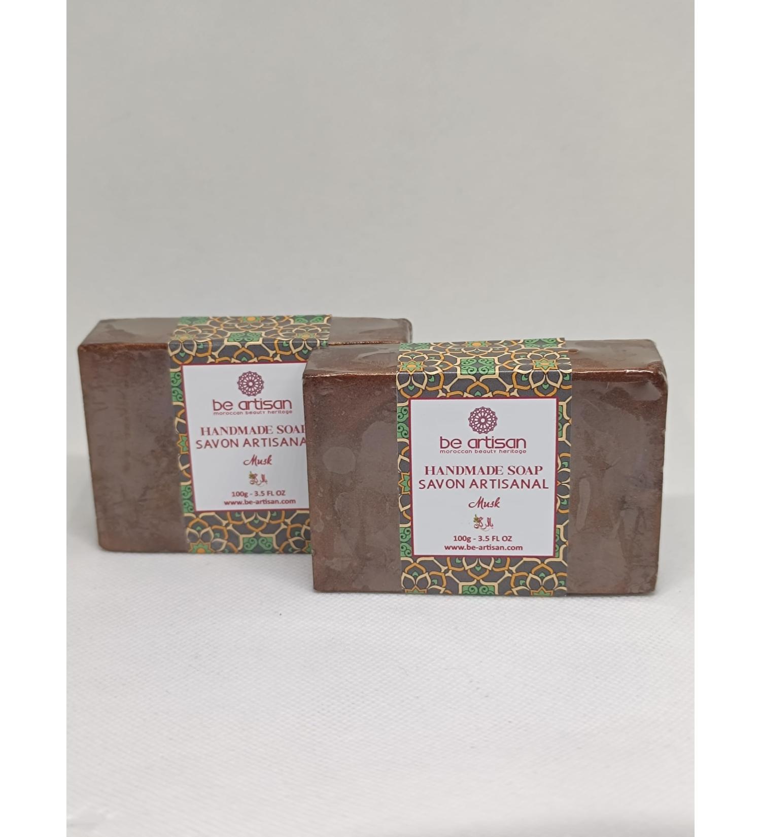  G n rique Handmade soap with argan oil and musk 100 g organic morocco cold saponification nourishing moisturizing - Buy Online on GoSupps.com