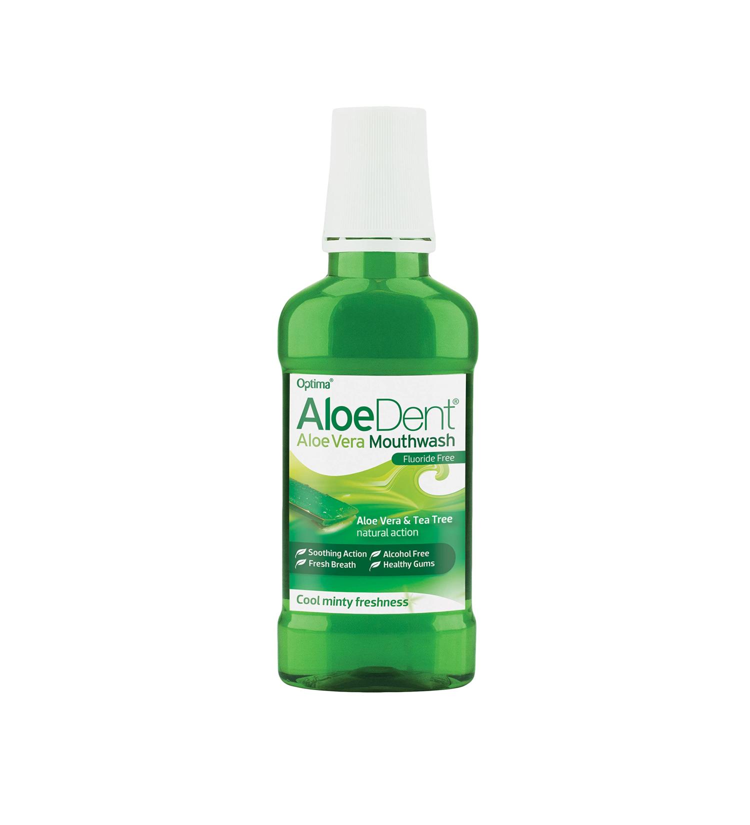 Aloe Dent Natural Mouthwash with Aloe Vera - 250ml - Buy Online on GoSupps.com