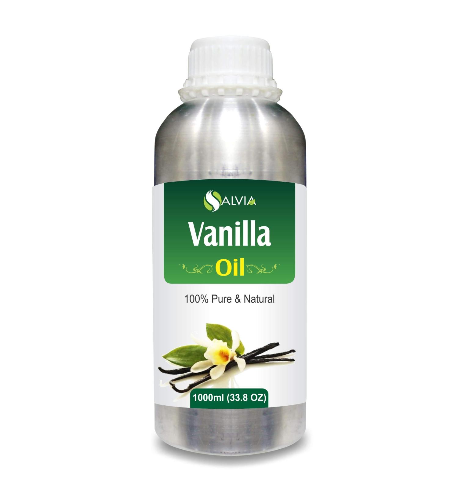 Bulk Vanilla (Vanilla planifolia) Essential Oil 1000ml/33.8fl oz. Vanilla 1 l (Pack of 1) - Buy Online on GoSupps.com