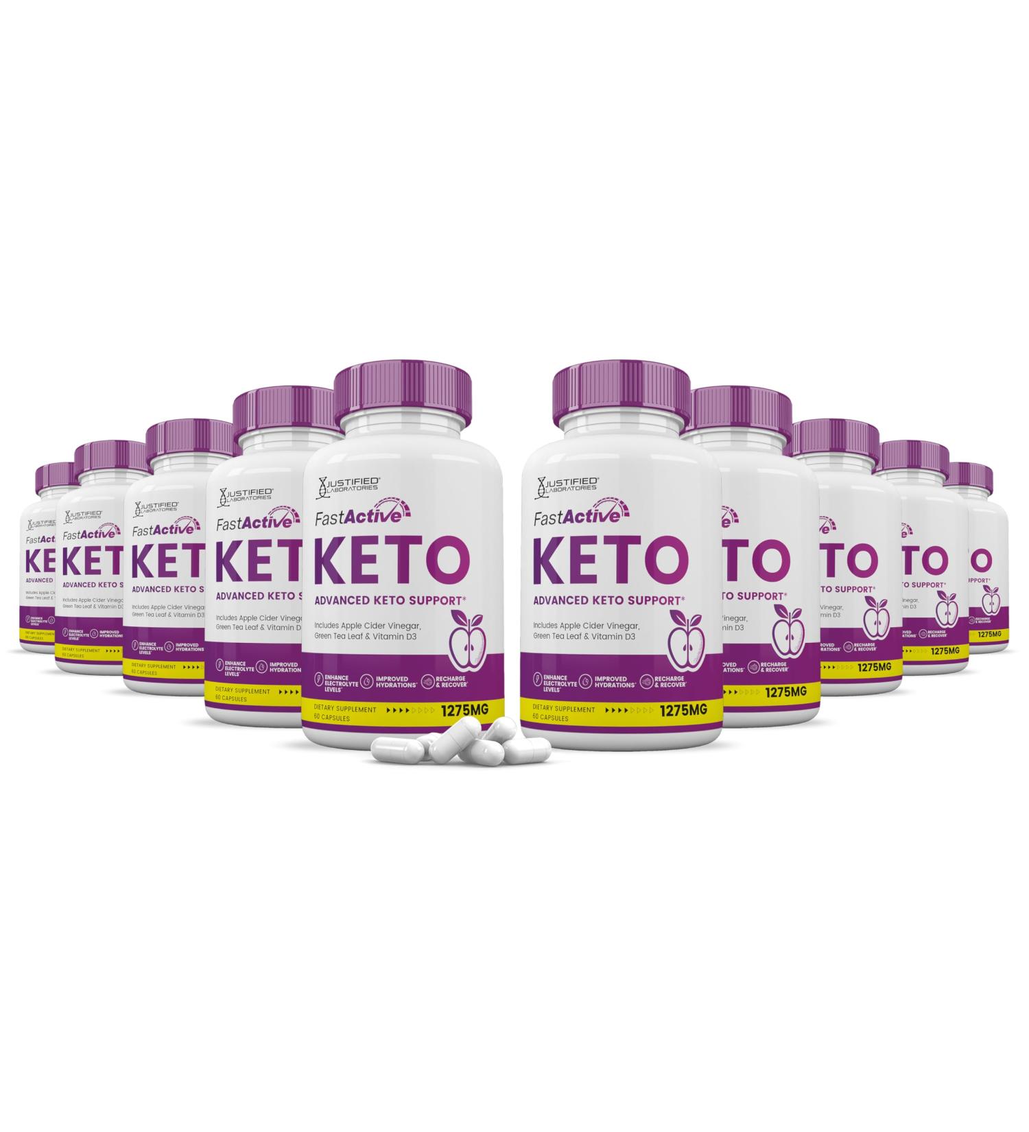 (10 Pack) Fast Active Keto ACV Pills 1275MG Keto Support Blend Alternative to Fastactive Keto ACV Gummies Formulated with Apple Cider Vinegar Extra Virgin Olive Oil Powder Green Tea Leaf 600 Capsules - Buy Online on GoSupps.com