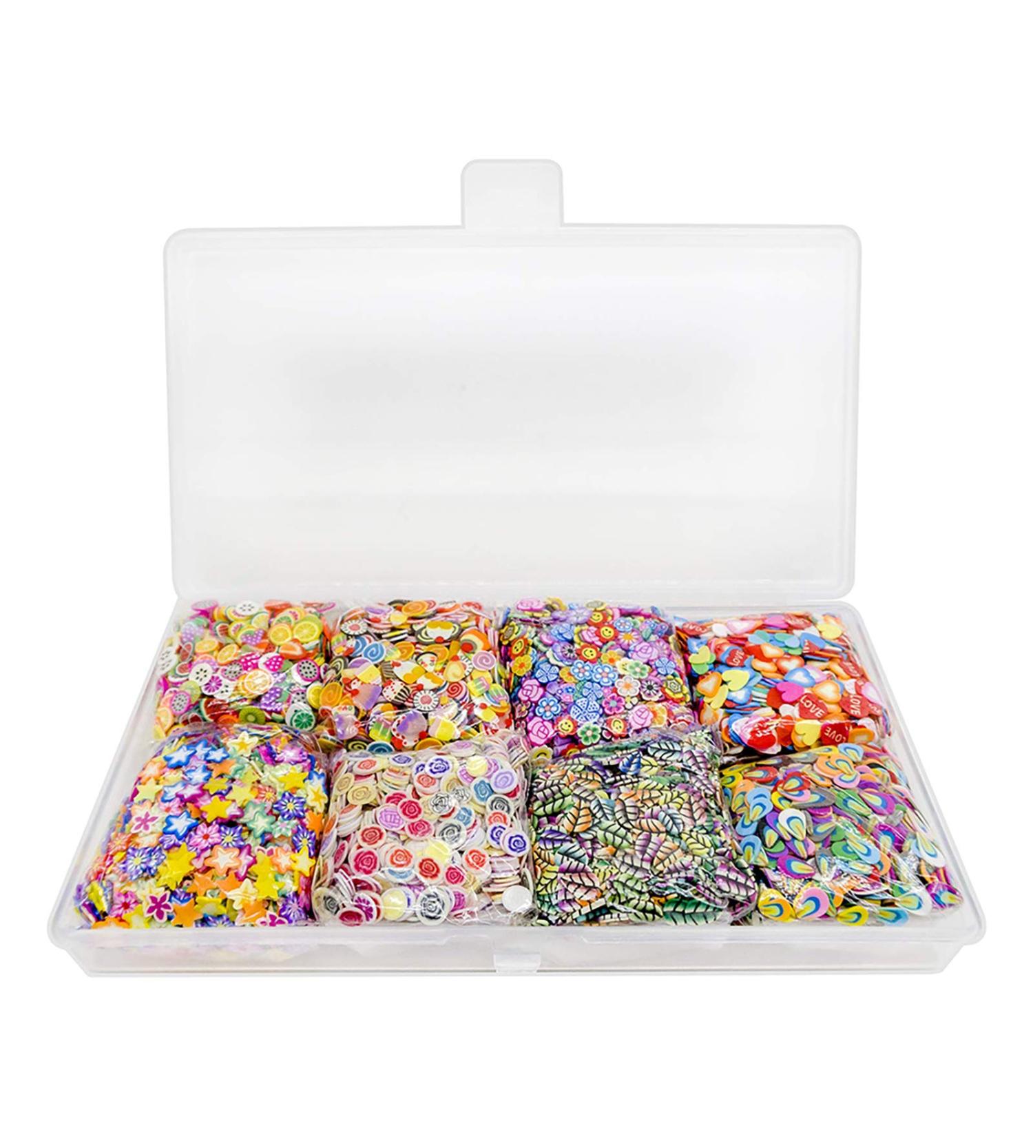 BANGSUN Nail Art Slices - 8000pcs Assorted Colorful Designs & Patterns for Stunning Nail Art Decorations - Buy Online on GoSupps.com