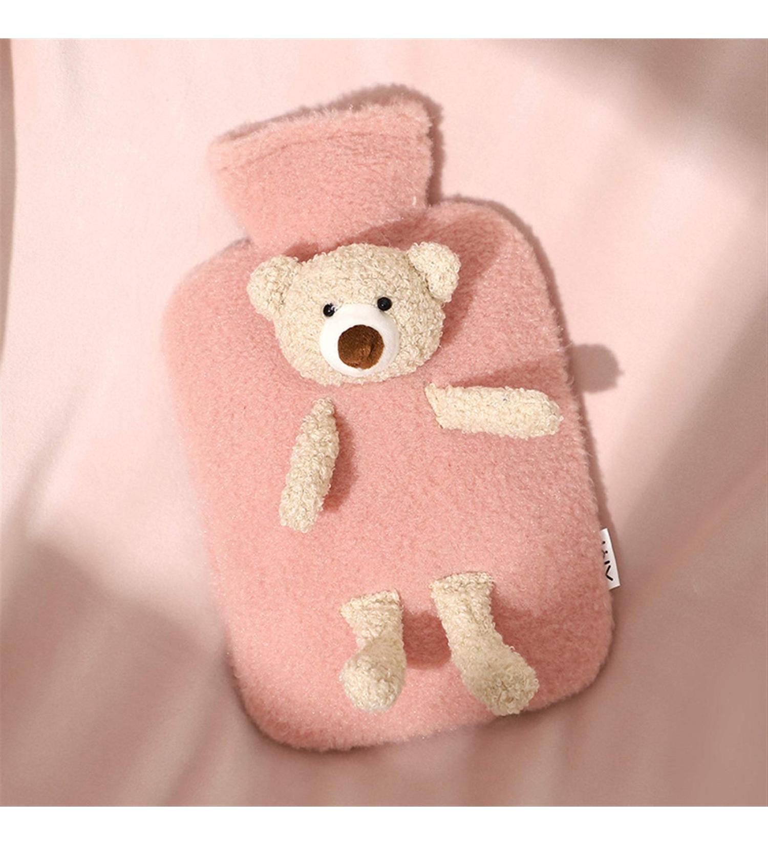 Maie's Classic Rubber Hot Water Bottle with Lid - Warm Flannel Warming Bag for Pain Relief - Ideal for Comfort & Warmth - Buy Online on GoSupps.com
