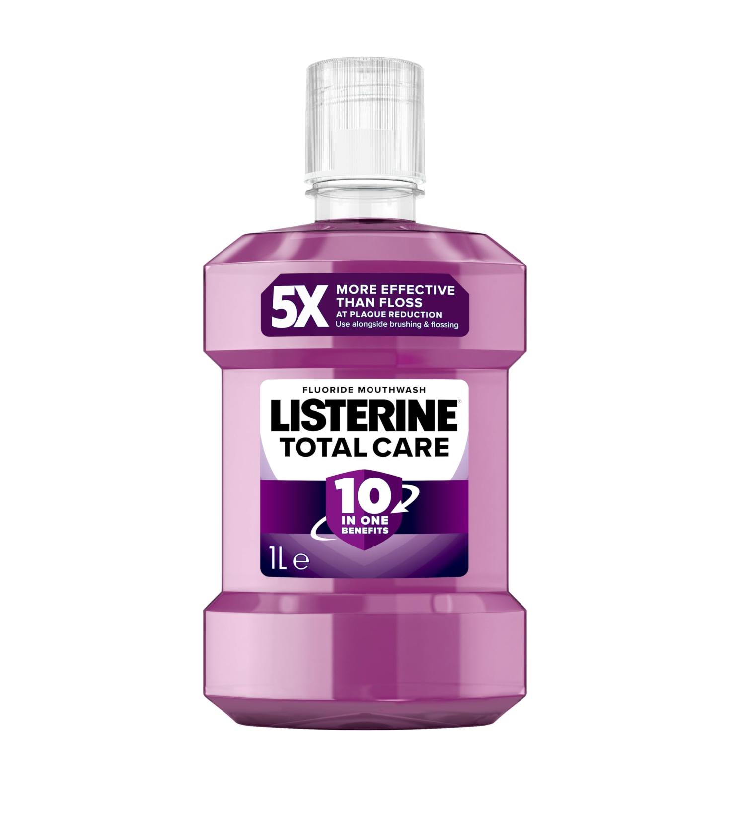 Listerine Total Care Mouthwash 1L - Pack of 1 - Buy Online on GoSupps.com
